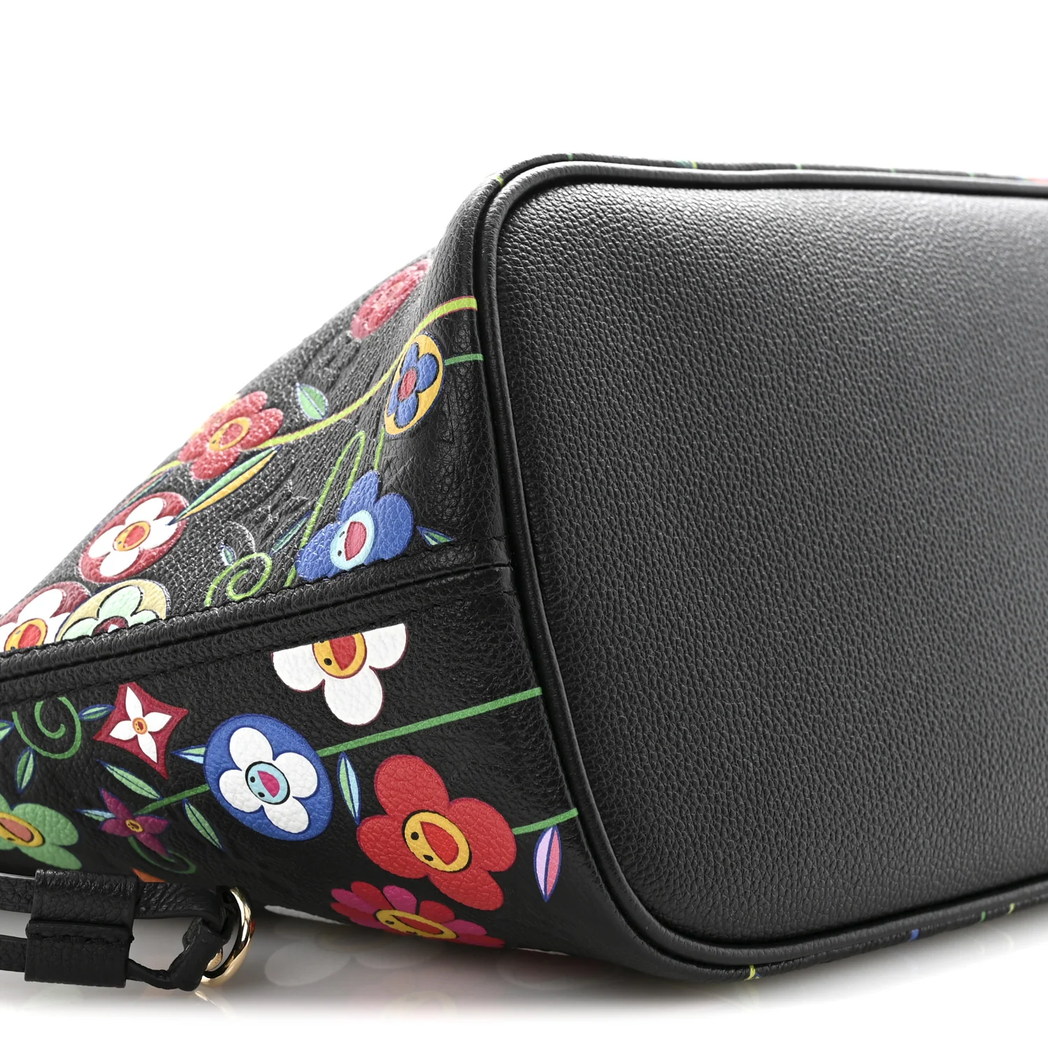LV X TM Empreinte Flowers Neverfull MM Black - Image 9