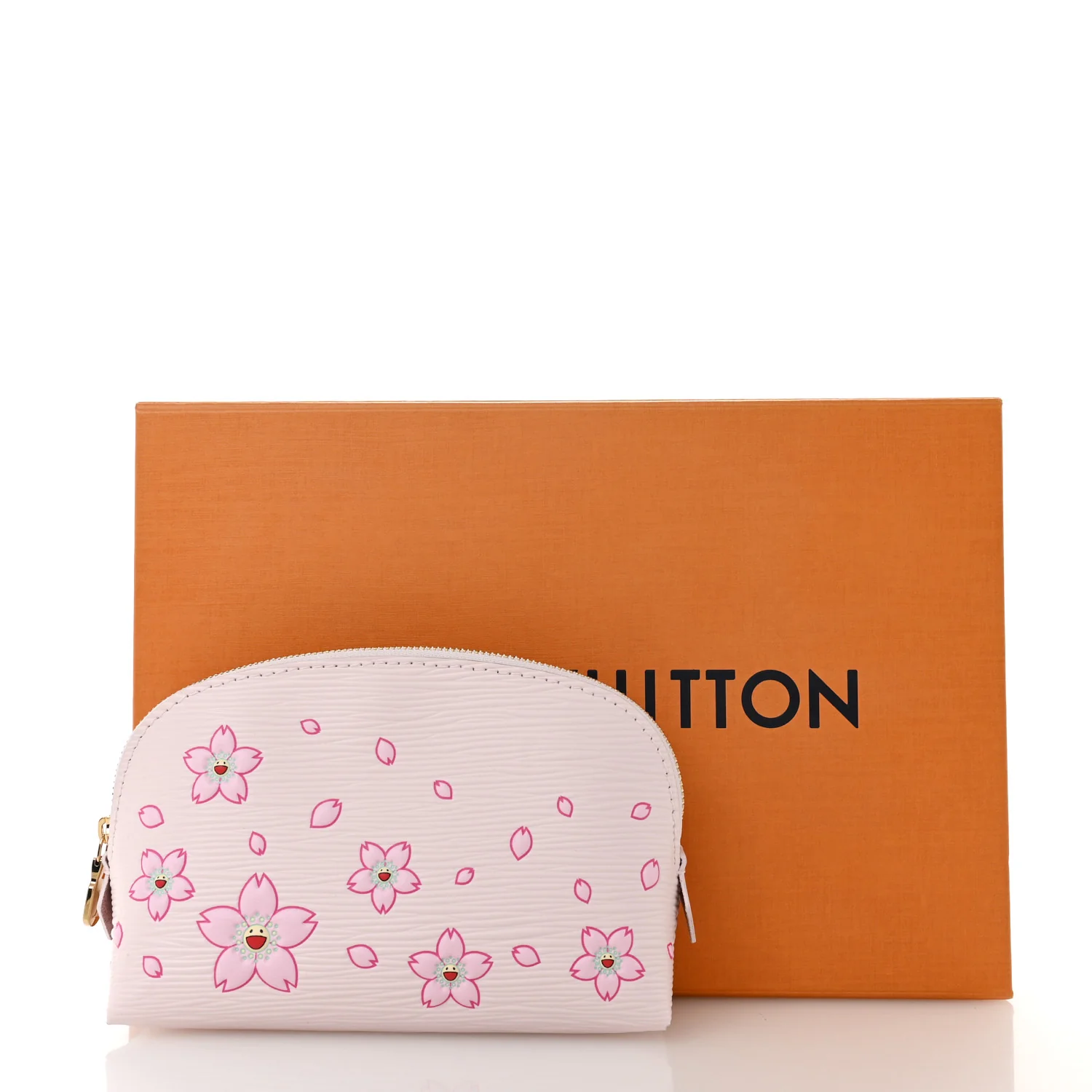 LV X TM Epi Cherry Blossom Cosmetic Pouch Pink - Image 7