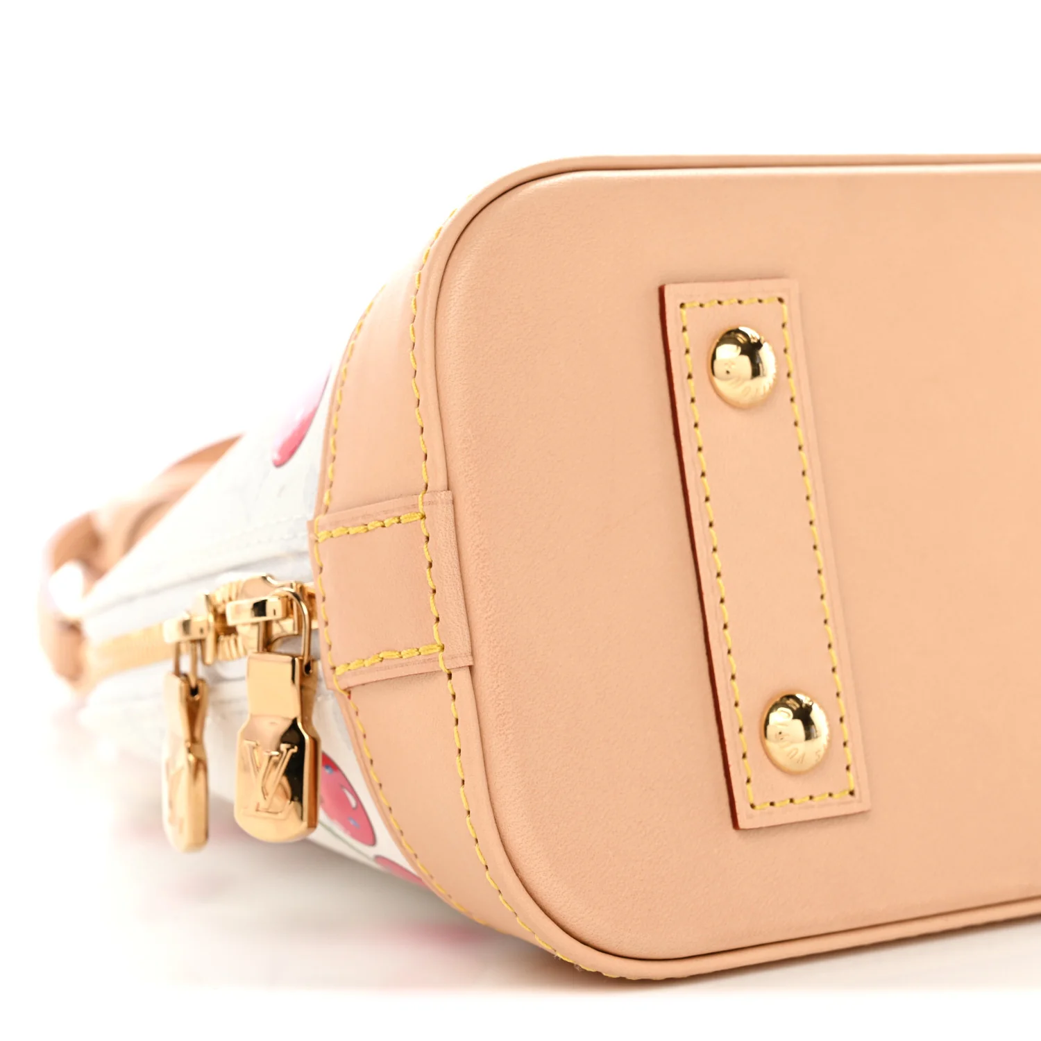 LV X TM Monogram Cerises Alma BB White - Image 8