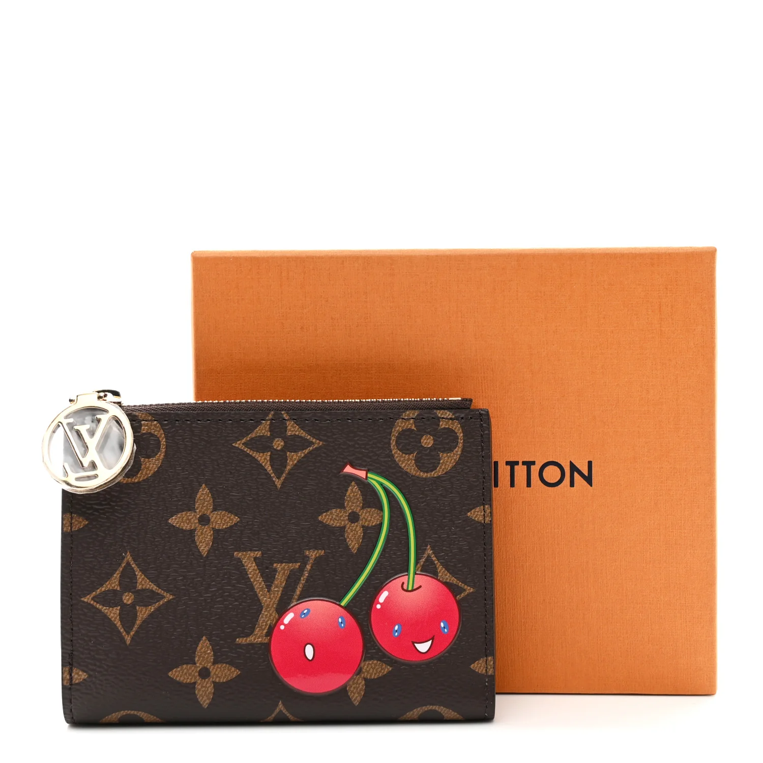 LV X TM Monogram Cerises Lisa Wallet - Image 7