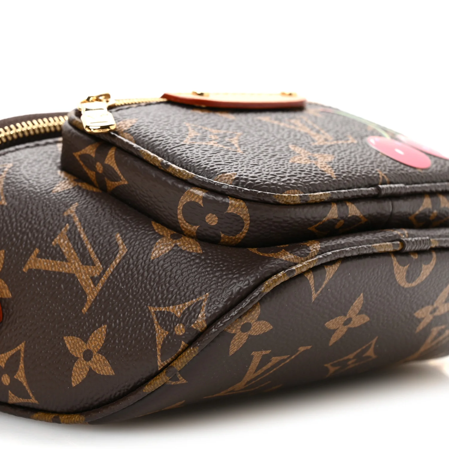 LV X TM Monogram Cerises Mini Bumbag - Image 8