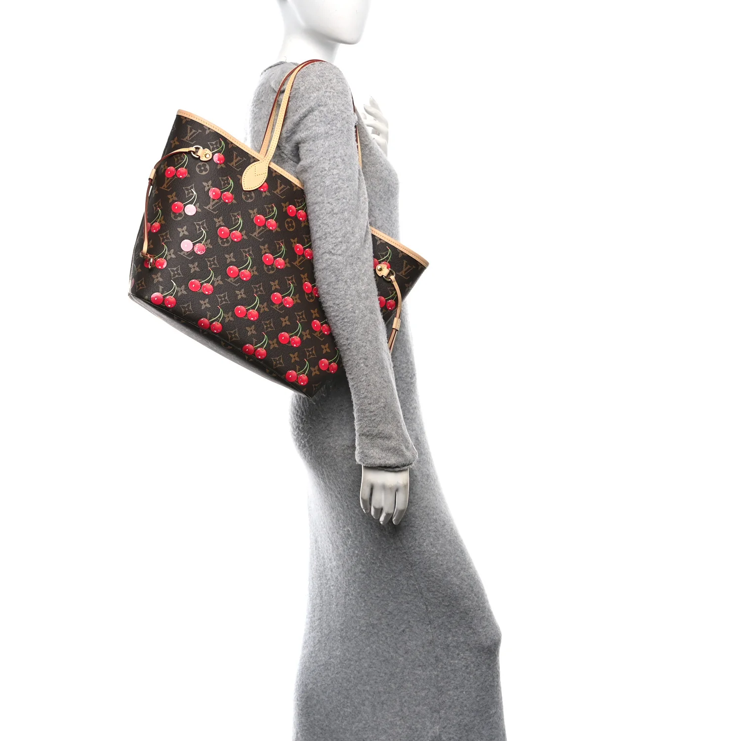 LV X TM Monogram Cerises Neverfull MM - Image 2