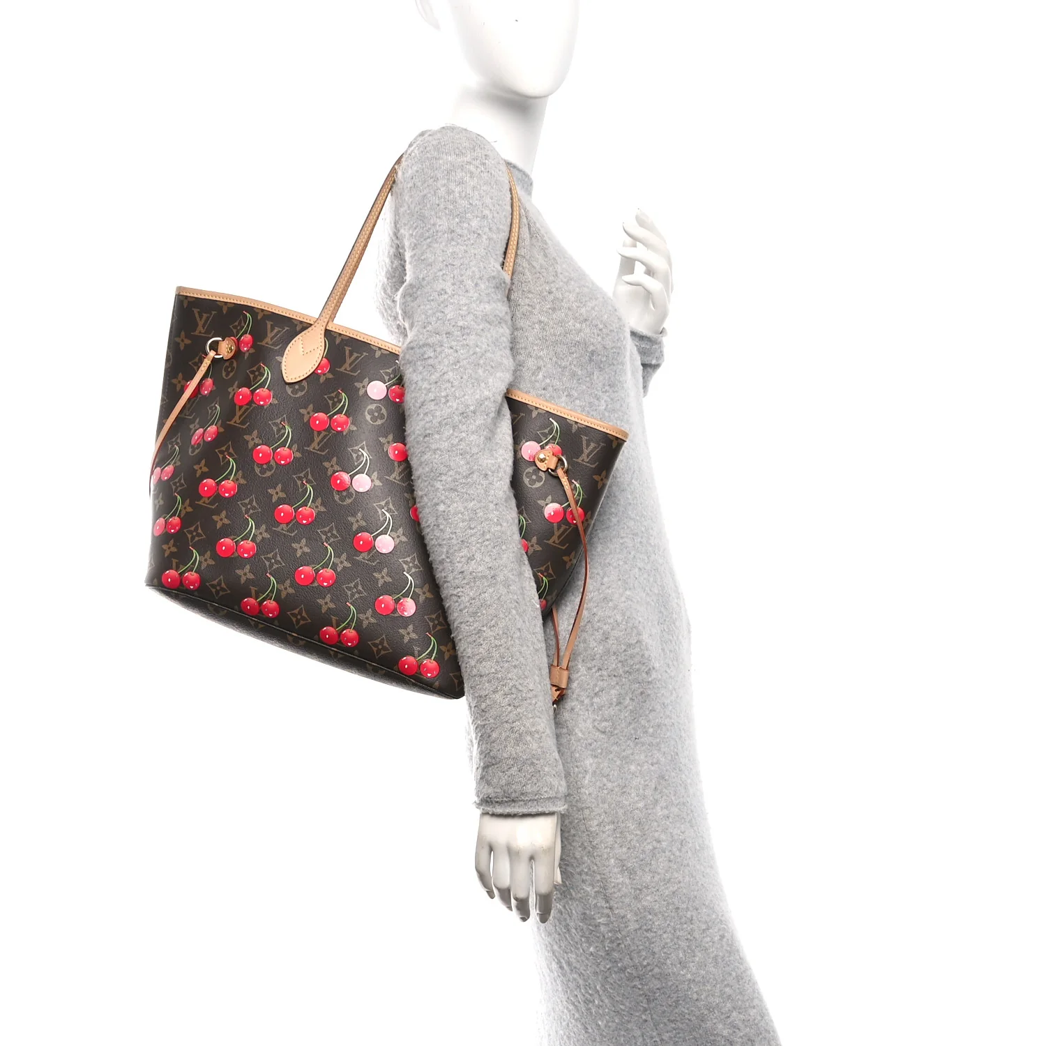 LV X TM Monogram Cerises Neverfull MM - Image 2
