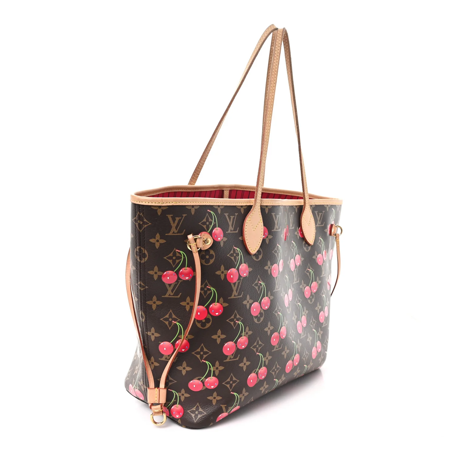 LV X TM Monogram Cerises Neverfull MM - Image 4