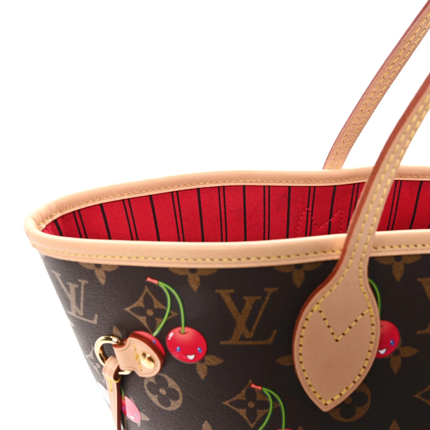 LV X TM Monogram Cerises Neverfull MM - Image 11