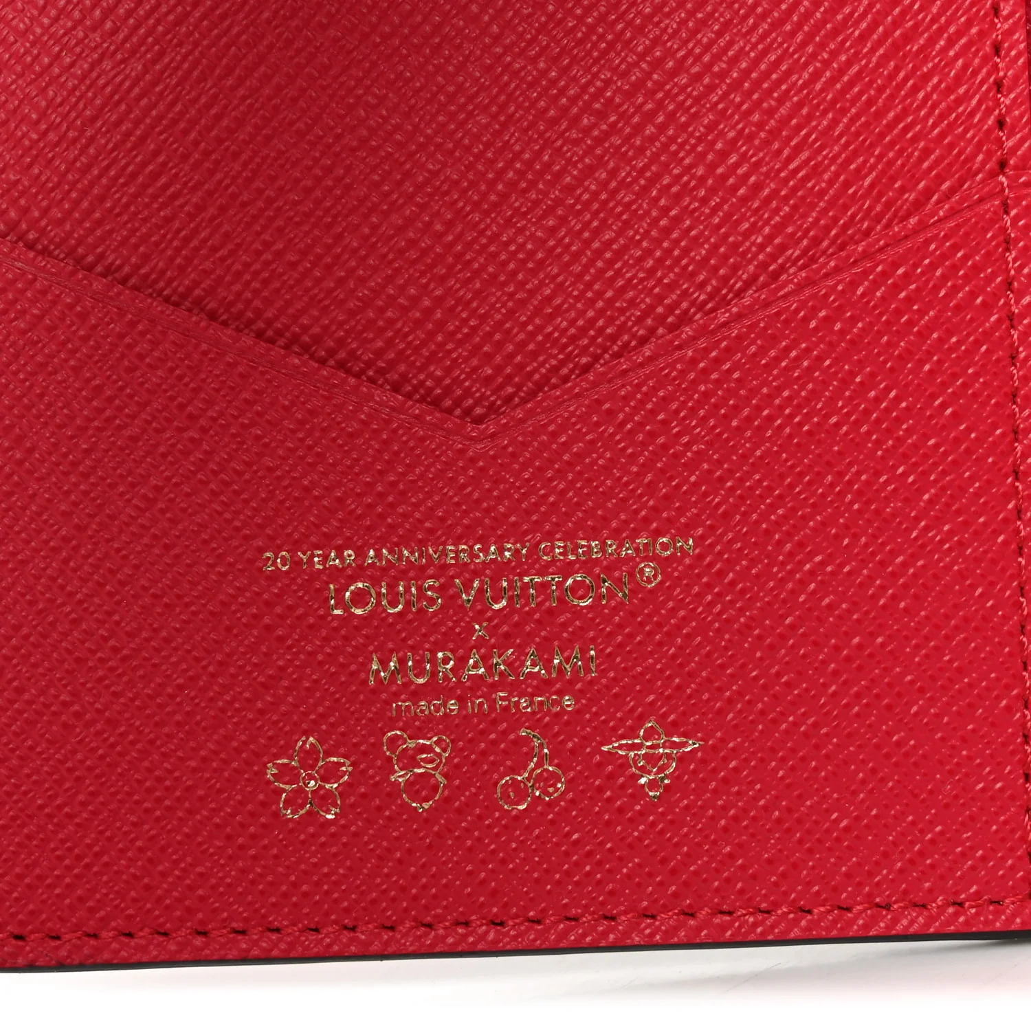LV X TM Monogram Cerises Passport Cover - Image 6