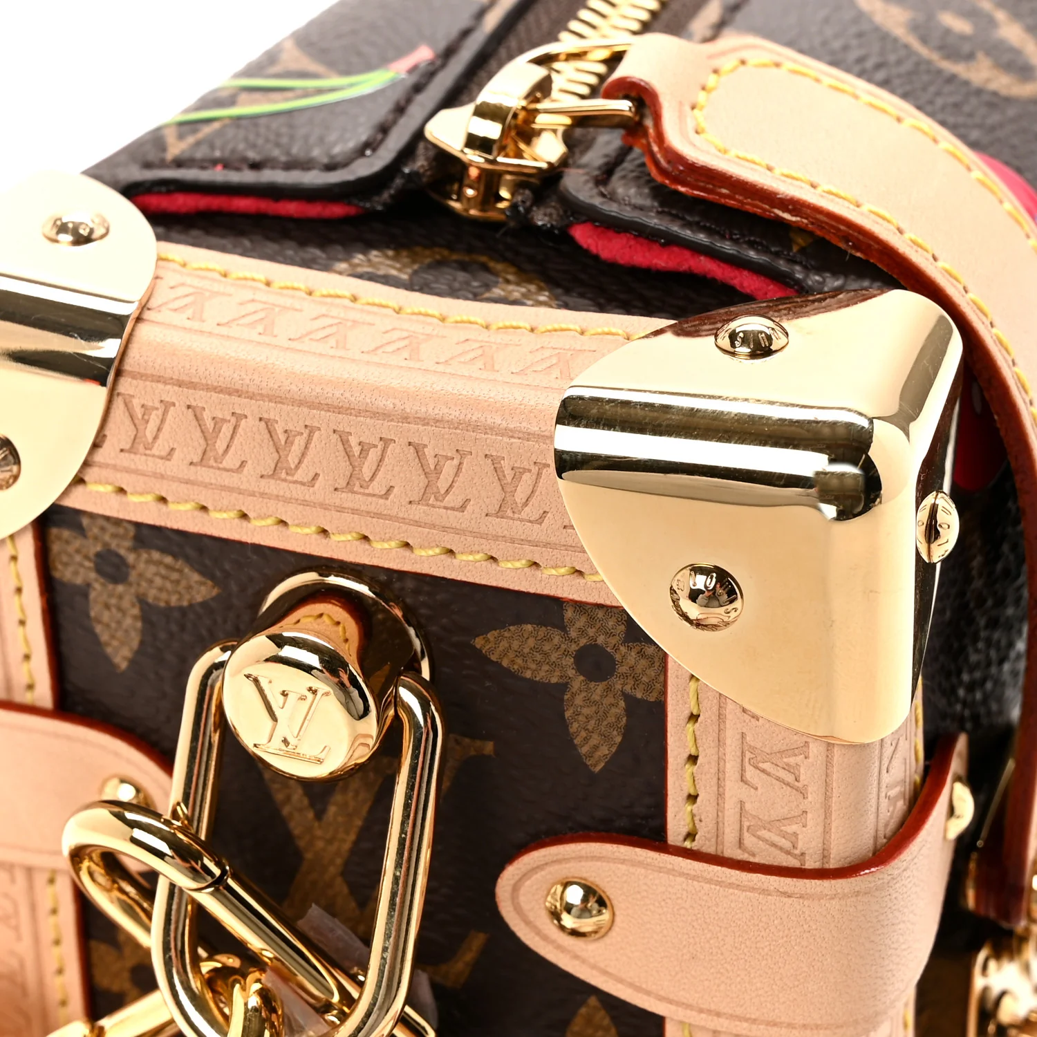 LV X TM Monogram Cerises Side Trunk MM - Image 10