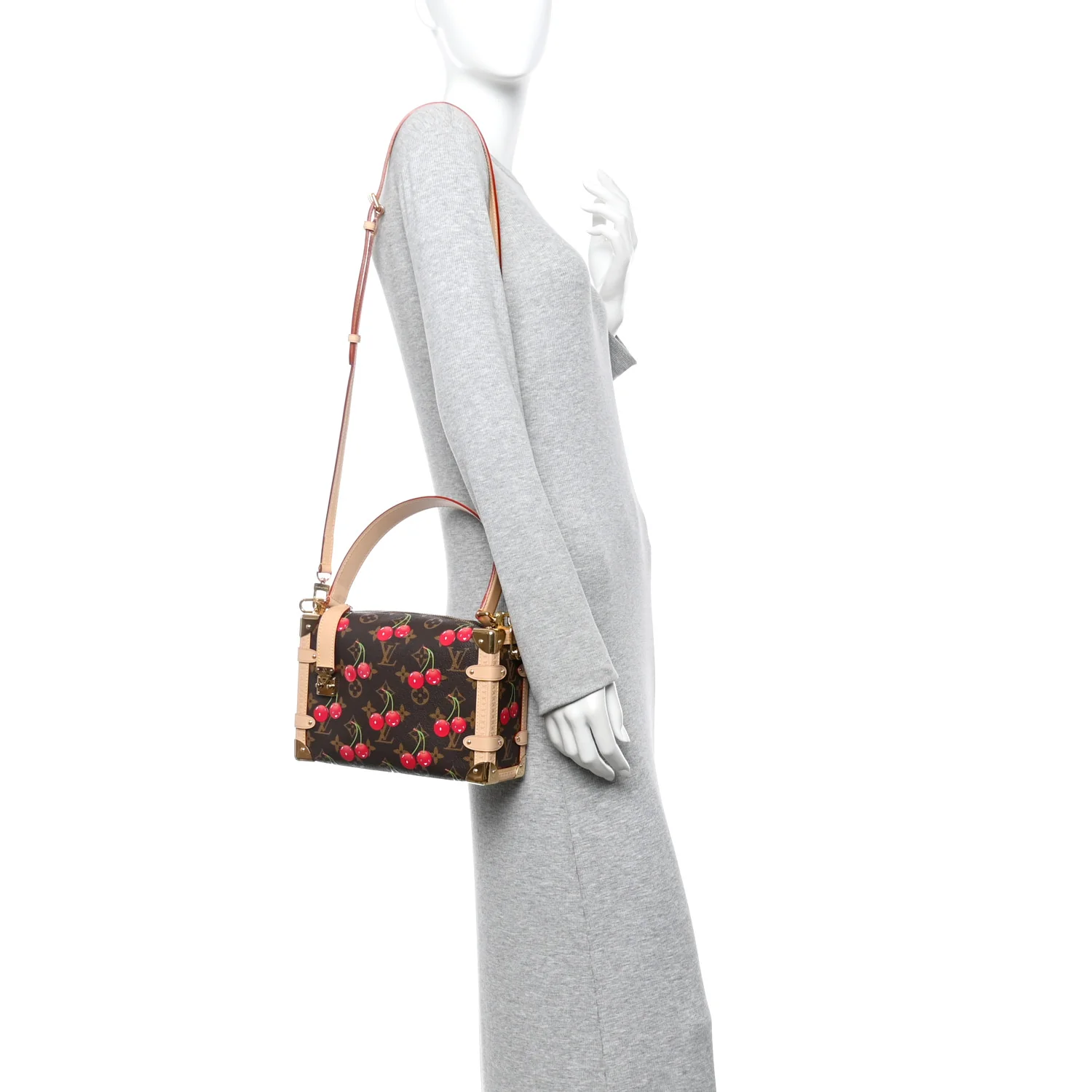 LV X TM Monogram Cerises Side Trunk MM - Image 2