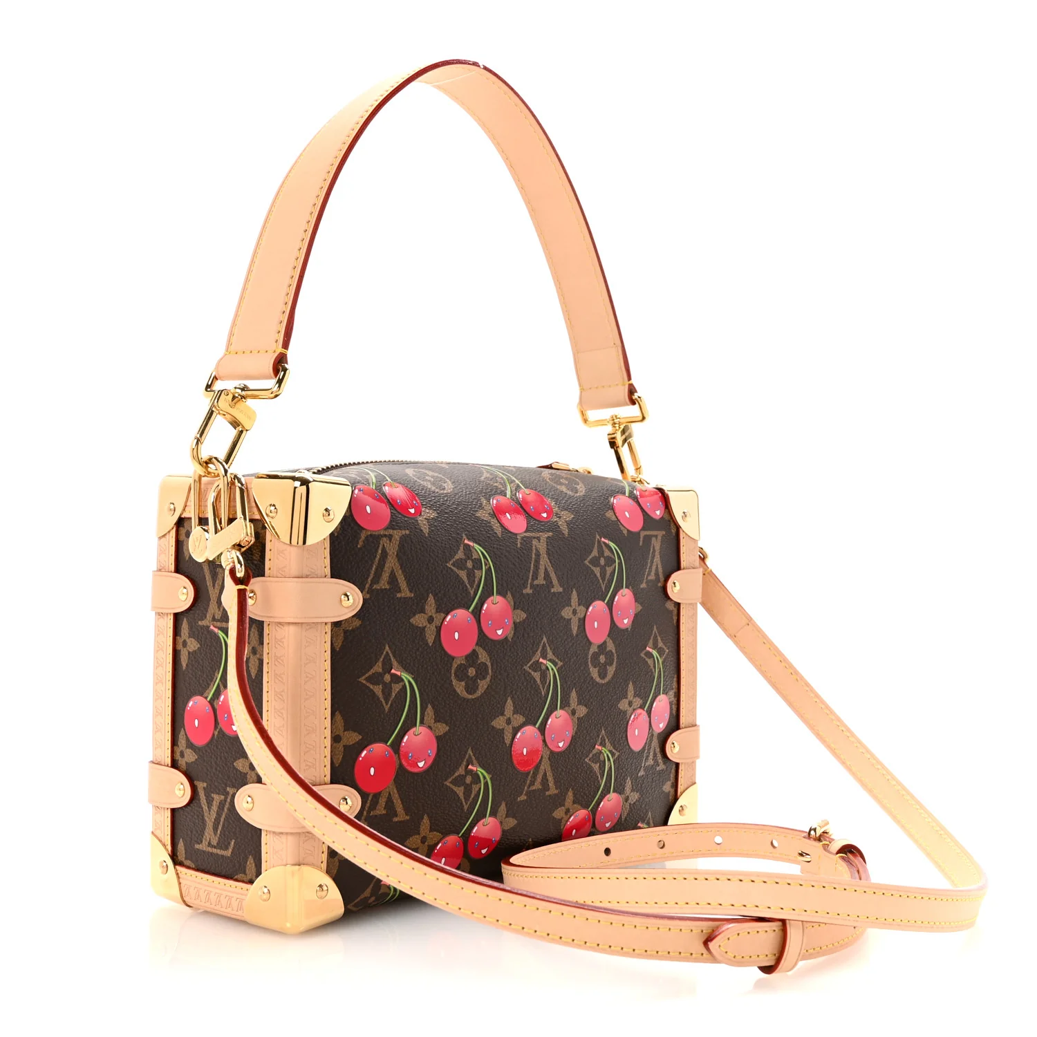 LV X TM Monogram Cerises Side Trunk MM - Image 3