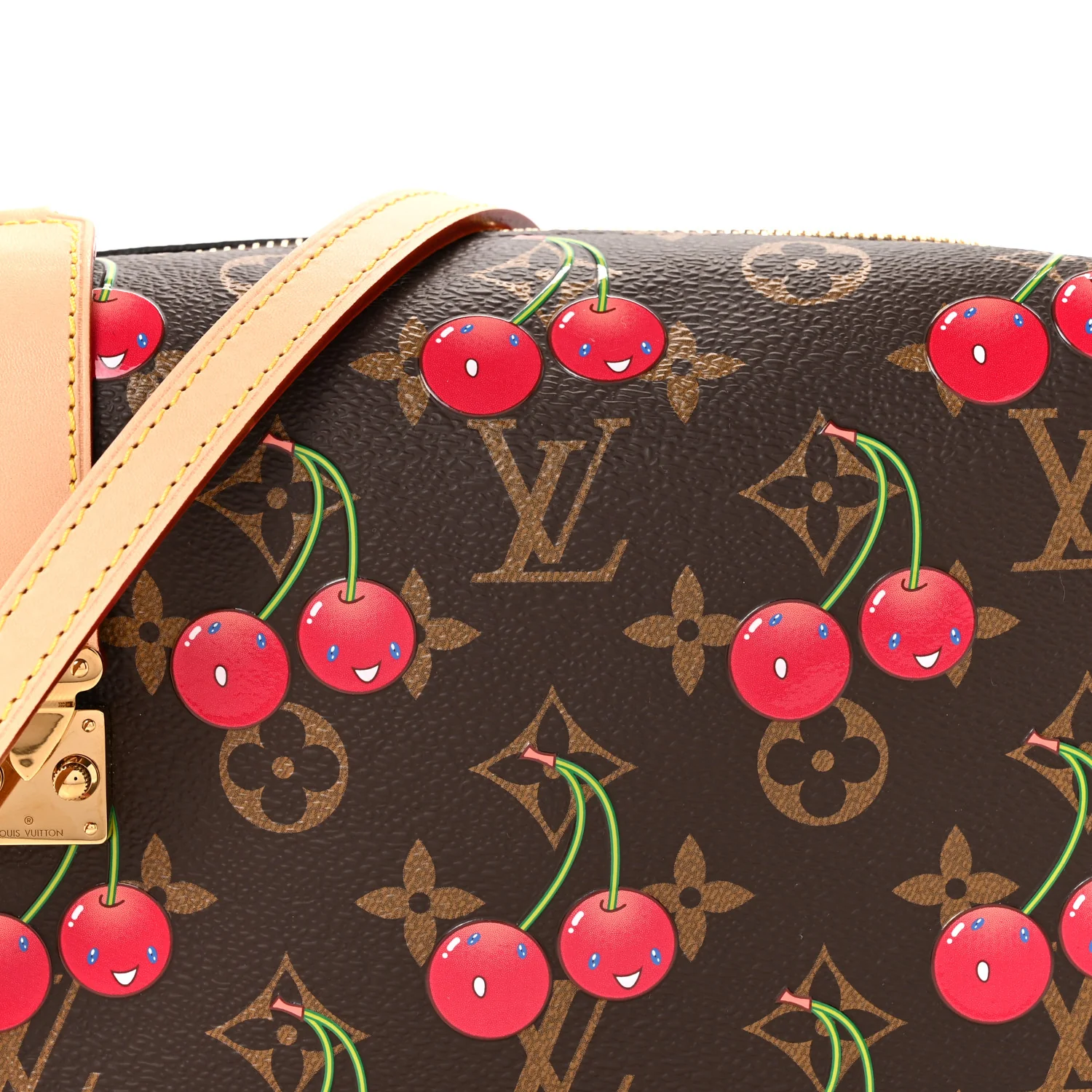 LV X TM Monogram Cerises Side Trunk MM - Image 7