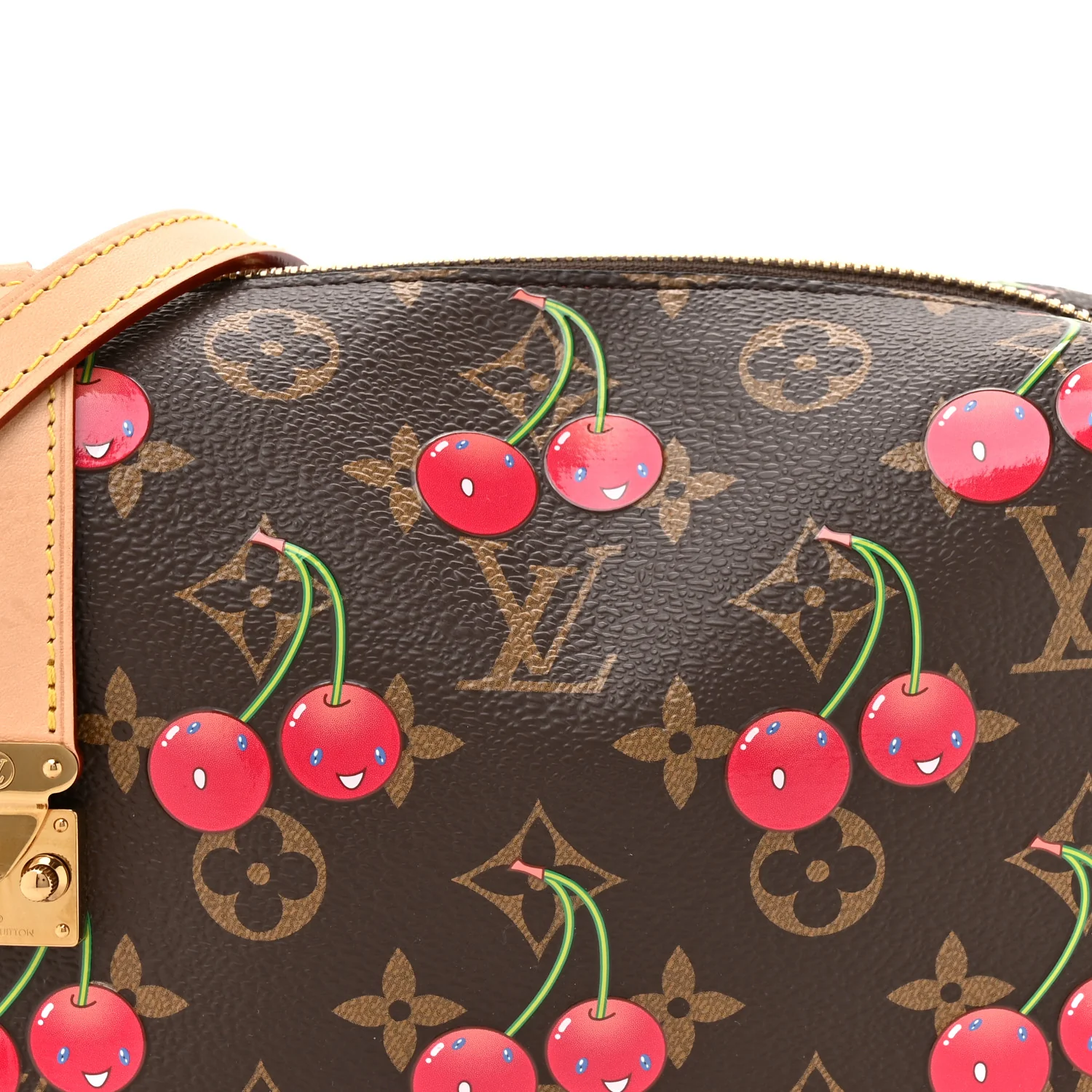 LV X TM Monogram Cerises Side Trunk MM - Image 13