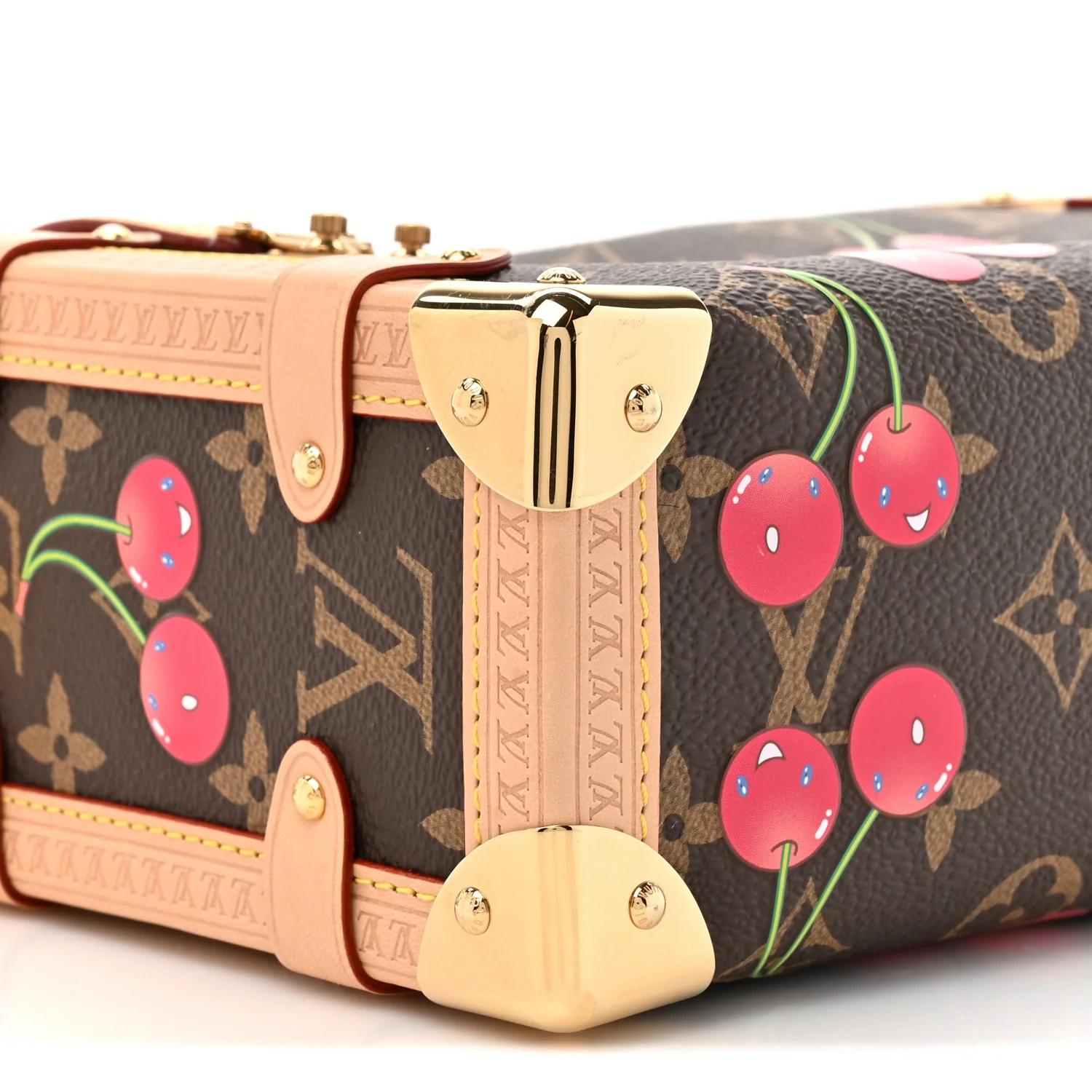 LV X TM Monogram Cerises Side Trunk MM - Image 16