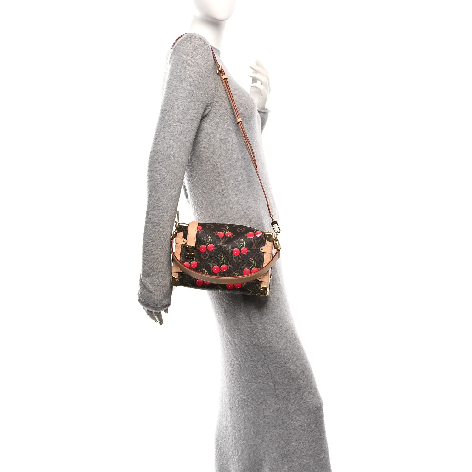 LV X TM Monogram Cerises Side Trunk MM - Image 3
