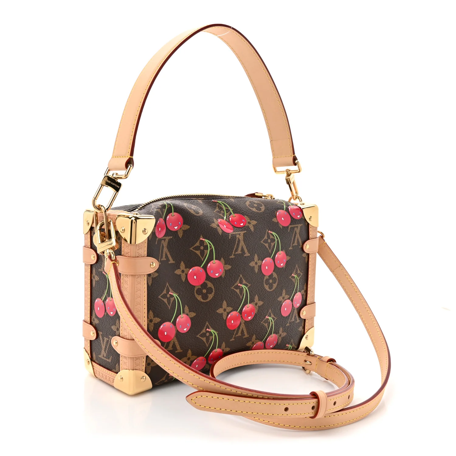 LV X TM Monogram Cerises Side Trunk MM - Image 4