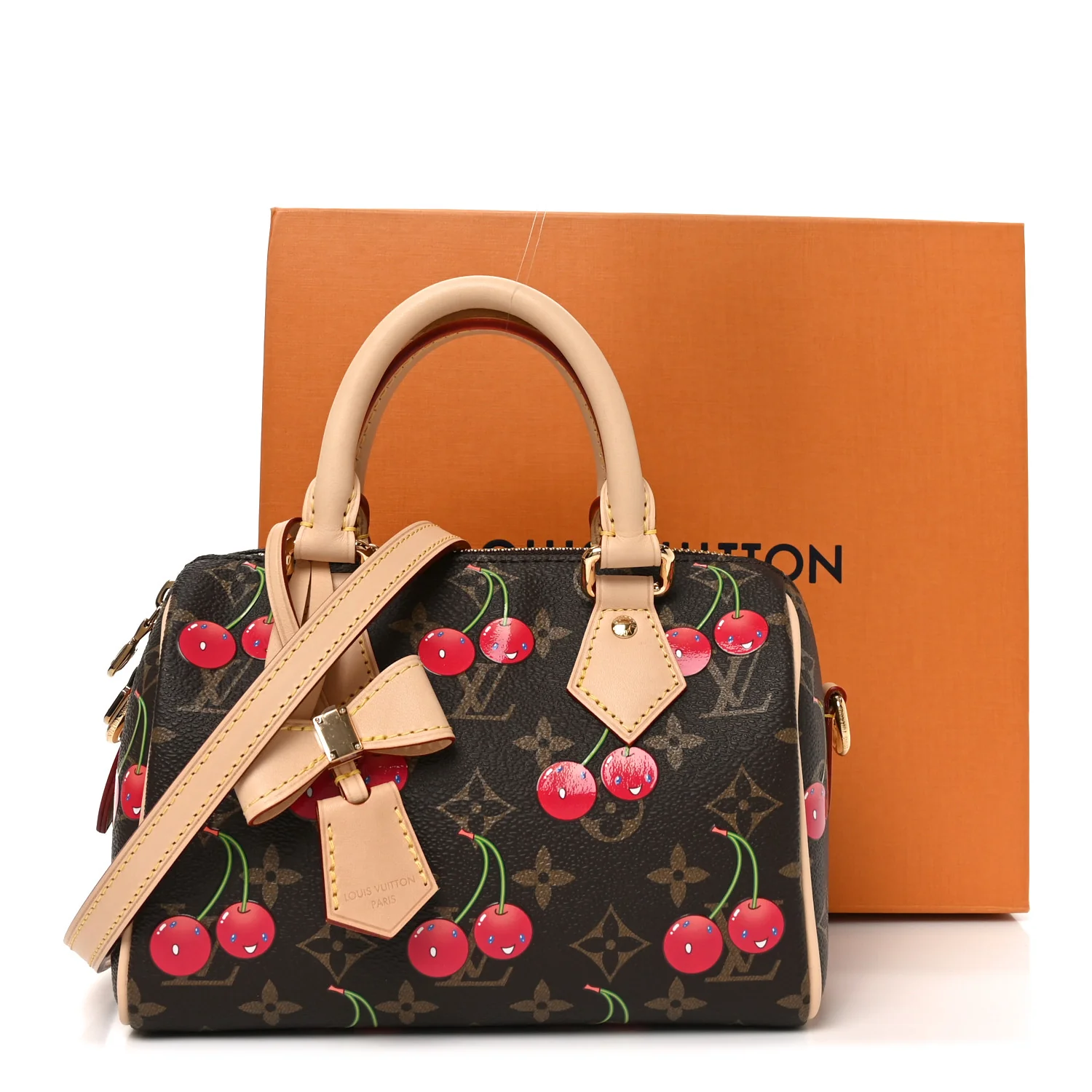 LV X TM Monogram Cerises Speedy Bandouliere 20 - Image 10