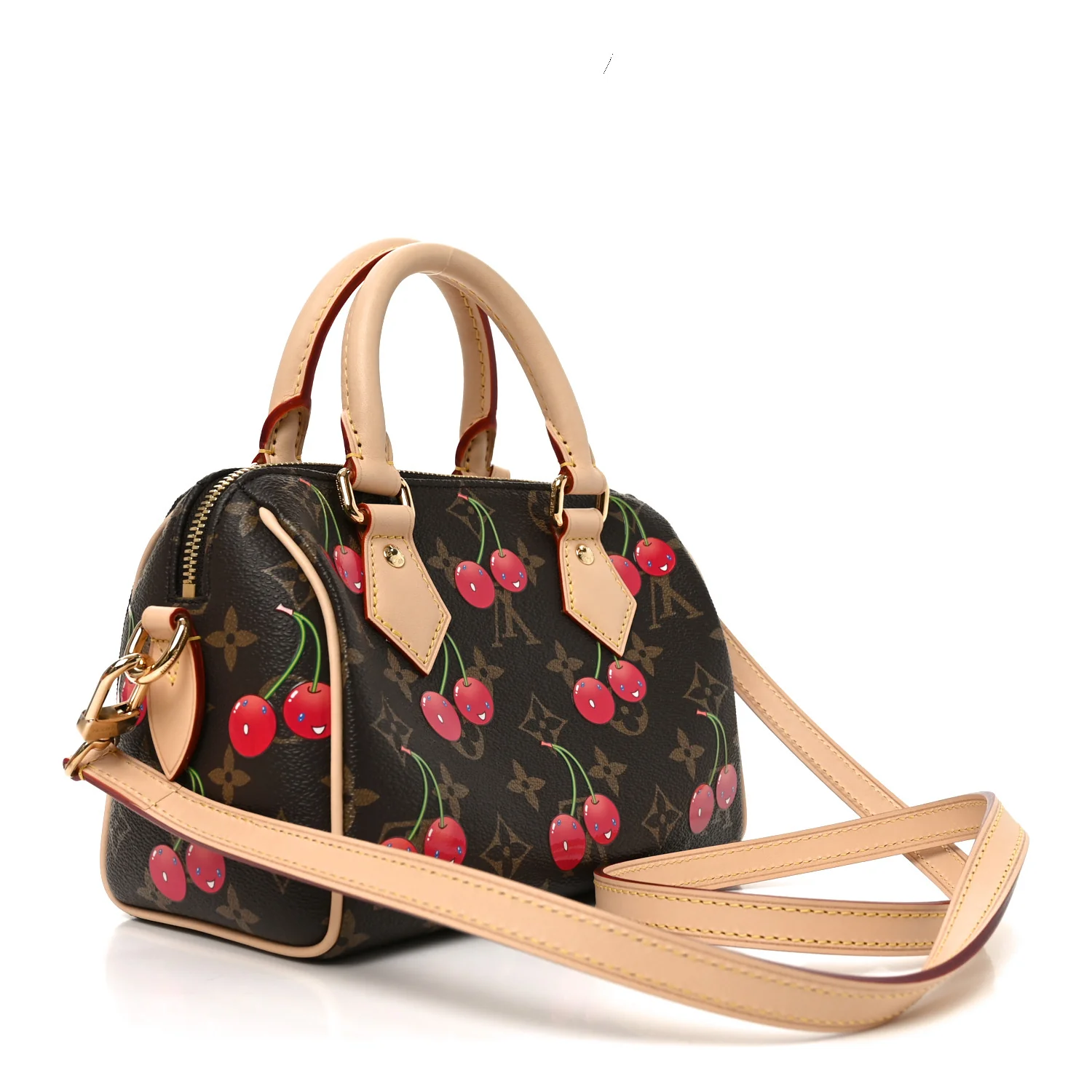 LV X TM Monogram Cerises Speedy Bandouliere 20 - Image 3