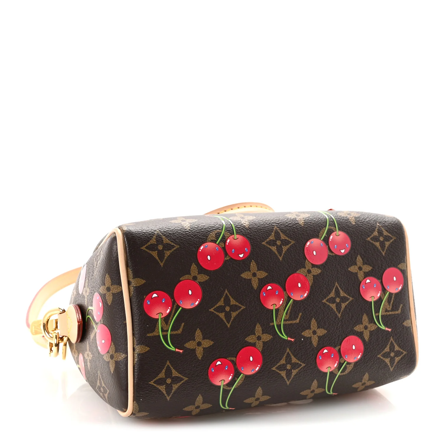 LV X TM Monogram Cerises Speedy Bandouliere 20 - Image 4