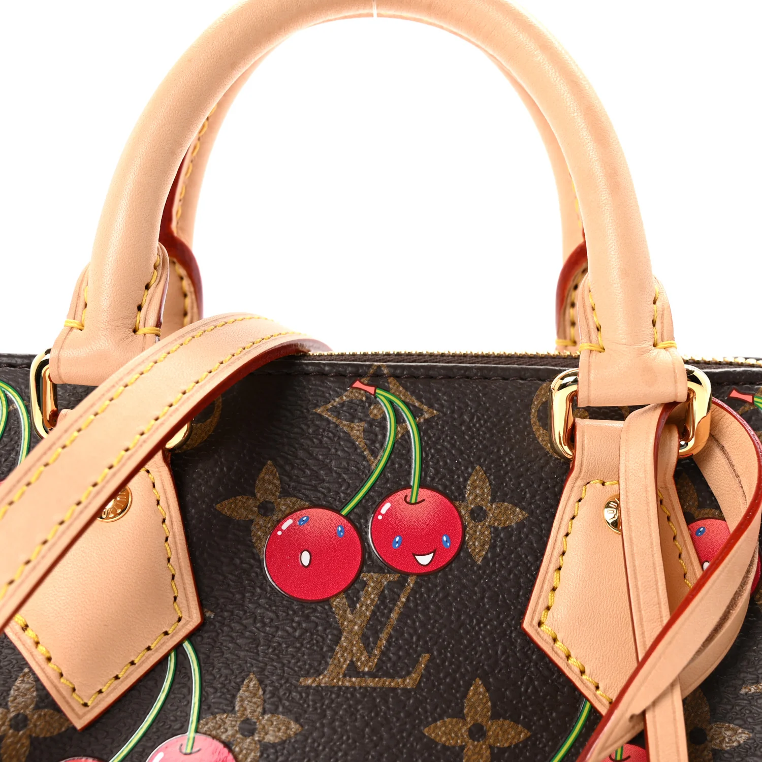 LV X TM Monogram Cerises Speedy Bandouliere 20 - Image 7