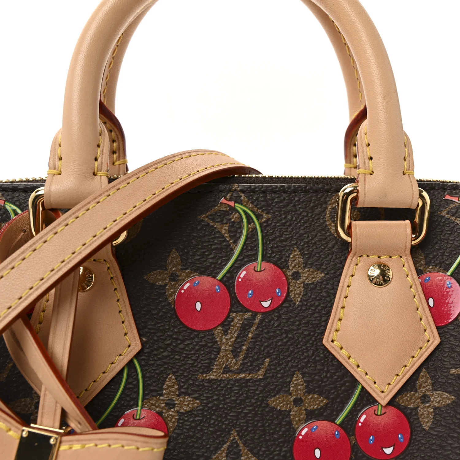 LV X TM Monogram Cerises Speedy Bandouliere 20 - Image 7