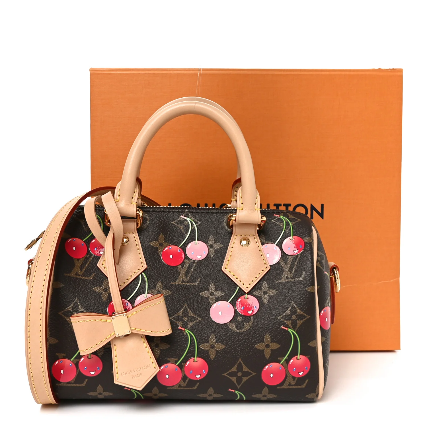 LV X TM Monogram Cerises Speedy Bandouliere 20 - Image 10