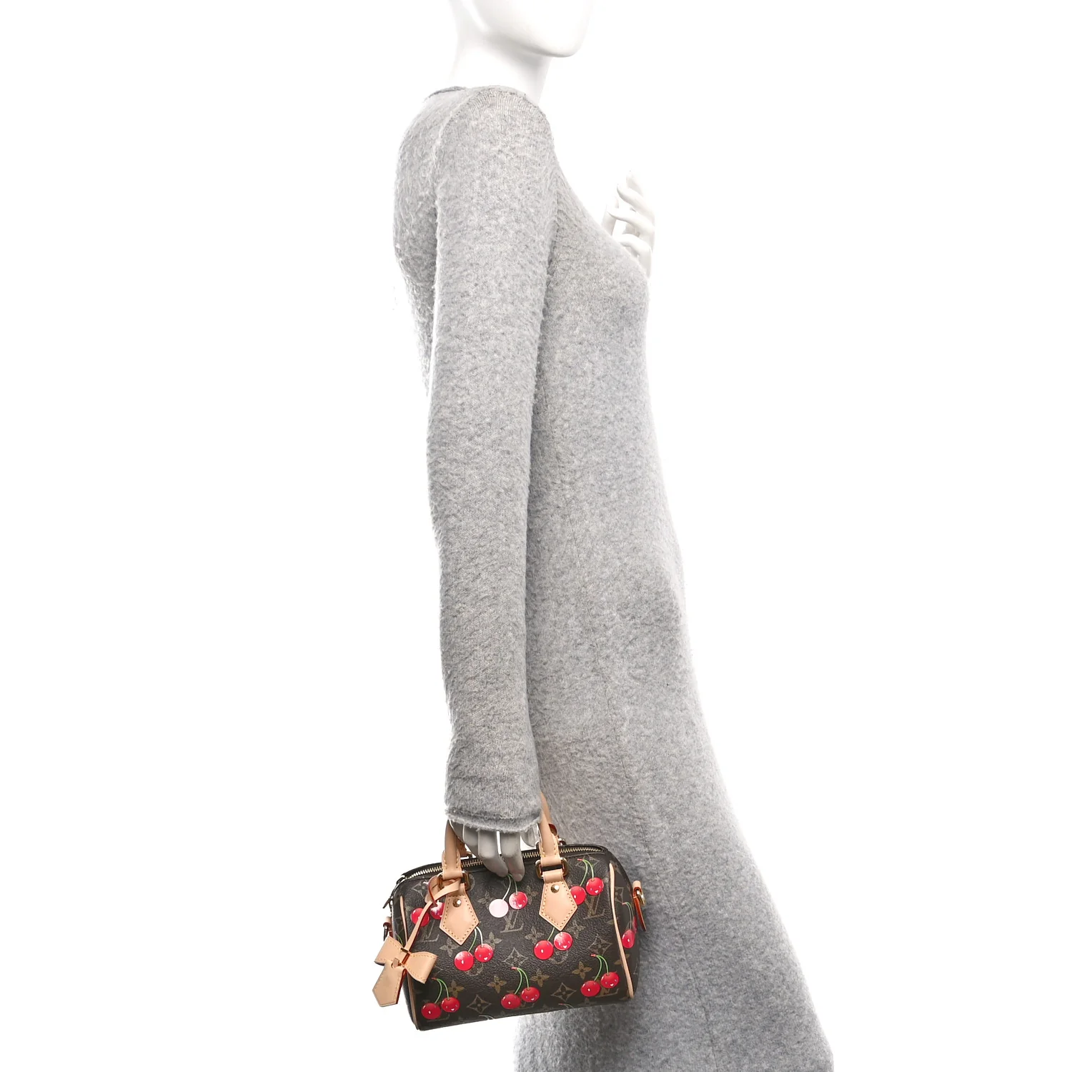 LV X TM Monogram Cerises Speedy Bandouliere 20 - Image 2
