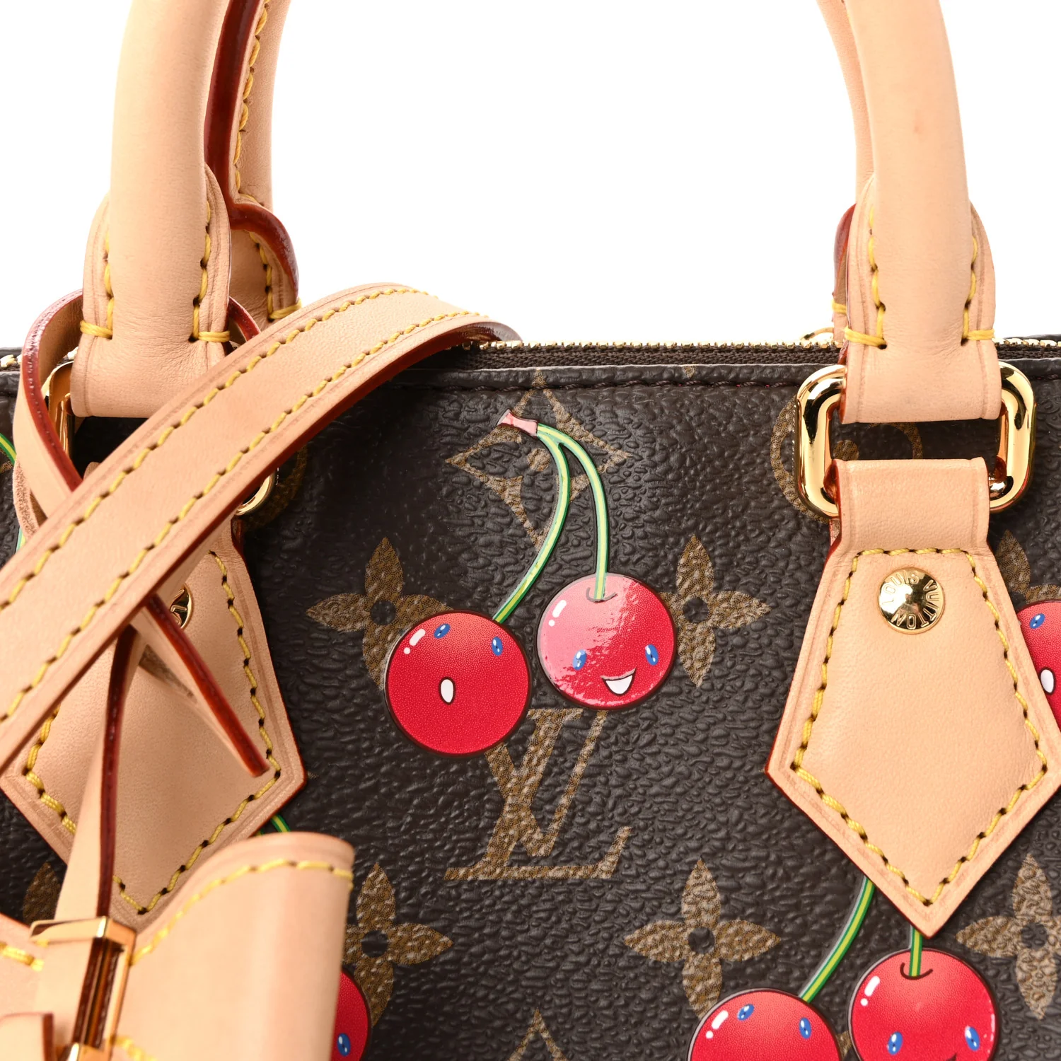 LV X TM Monogram Cerises Speedy Bandouliere 20 - Image 7