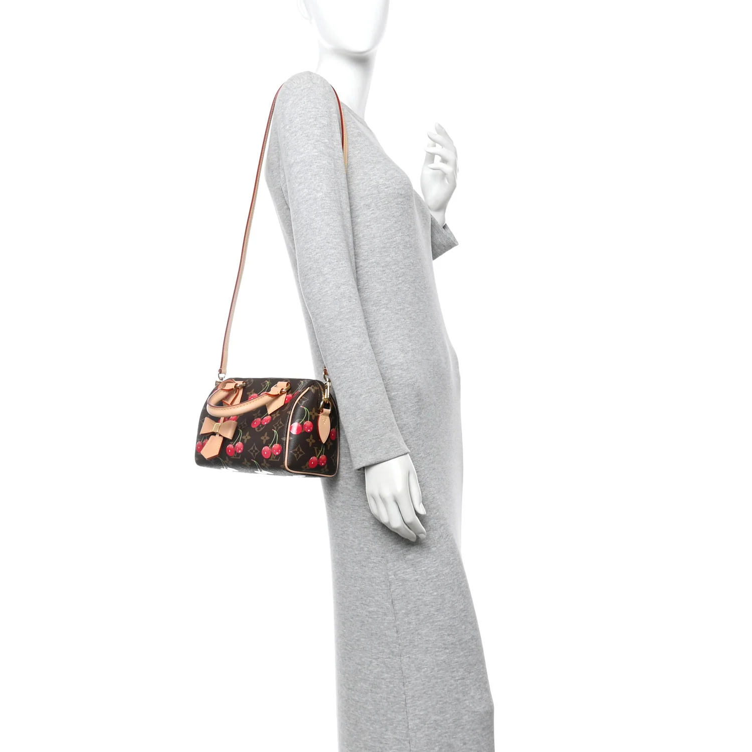 LV X TM Monogram Cerises Speedy Bandouliere 20 - Image 2