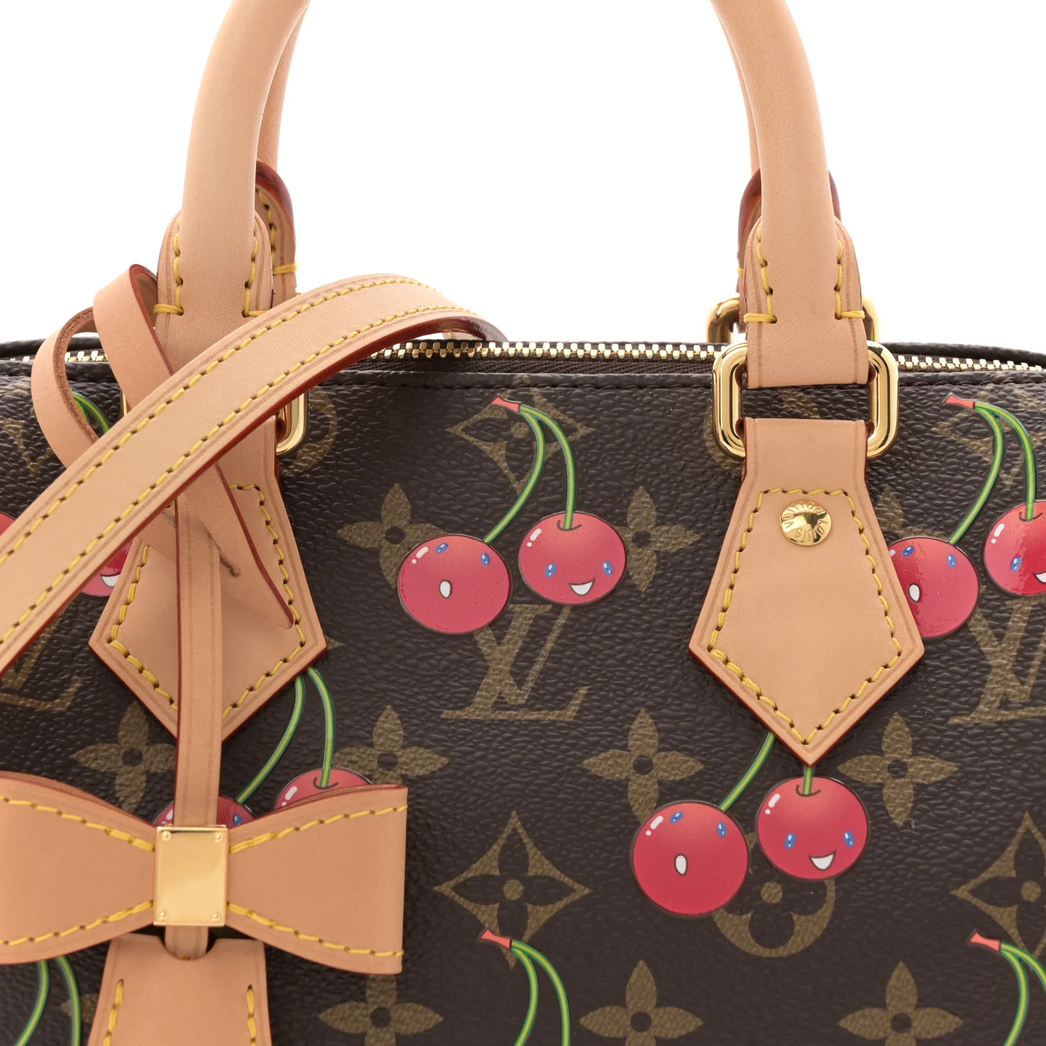 LV X TM Monogram Cerises Speedy Bandouliere 20 - Image 7