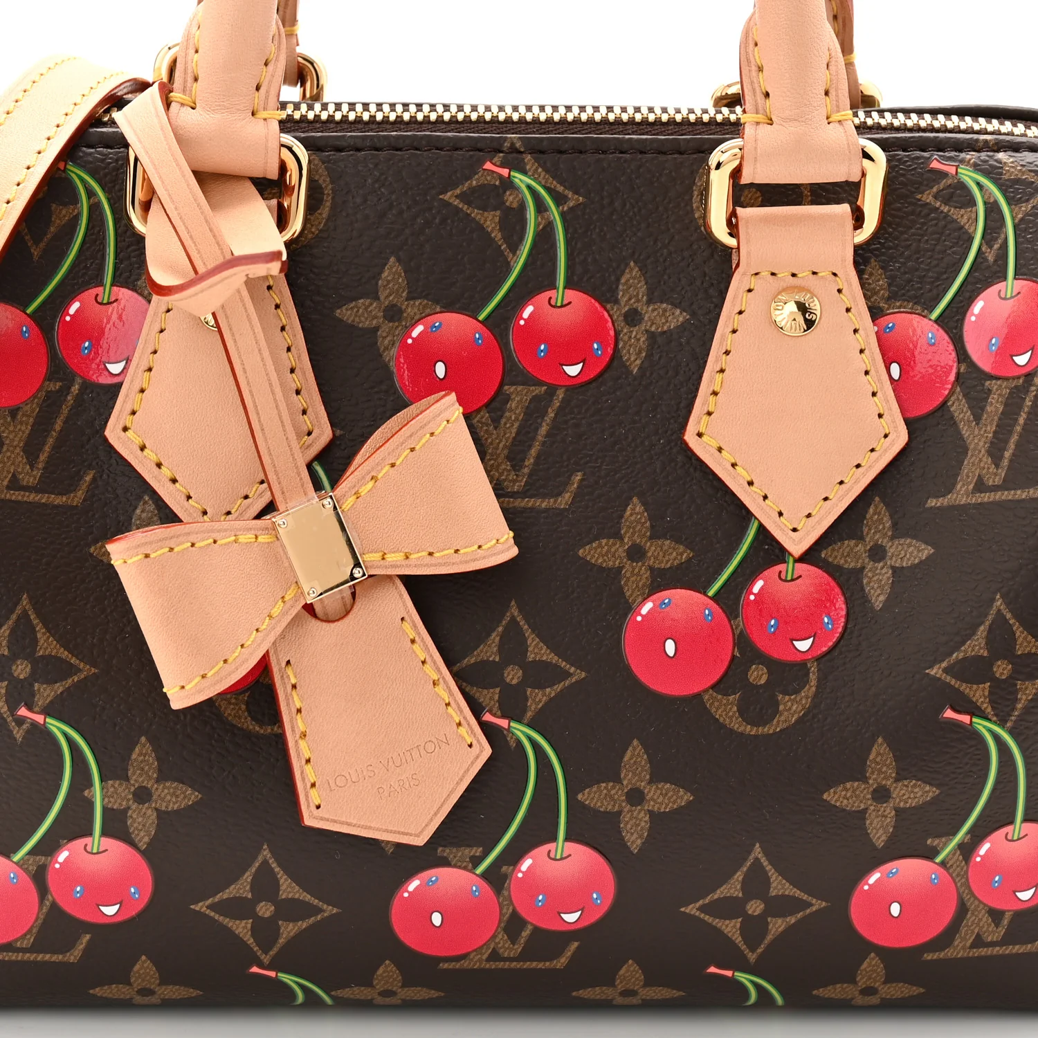 LV X TM Monogram Cerises Speedy Bandouliere 20 - Image 12