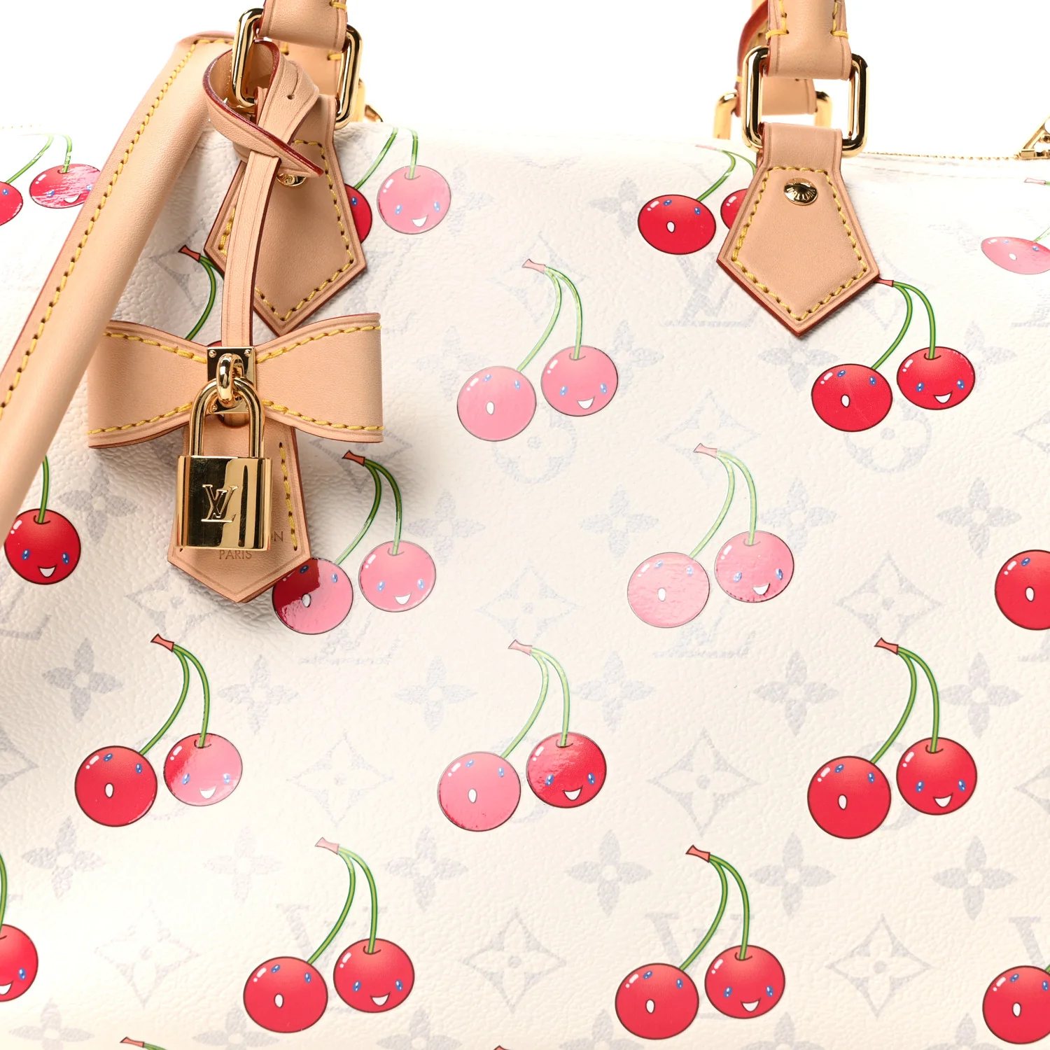 LV X TM Monogram Cerises Speedy Soft Bandouliere 30 - Image 7