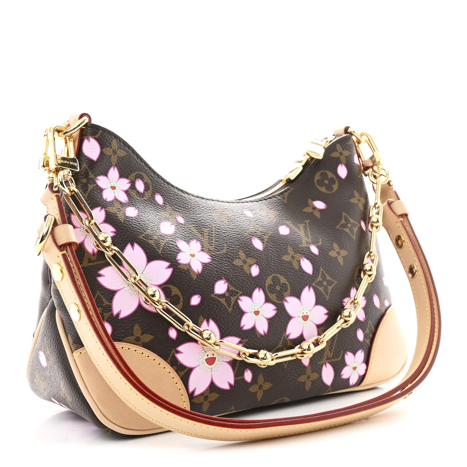 LV X TM Monogram Cherry Blossom Boulogne Sakura Brown - Image 3