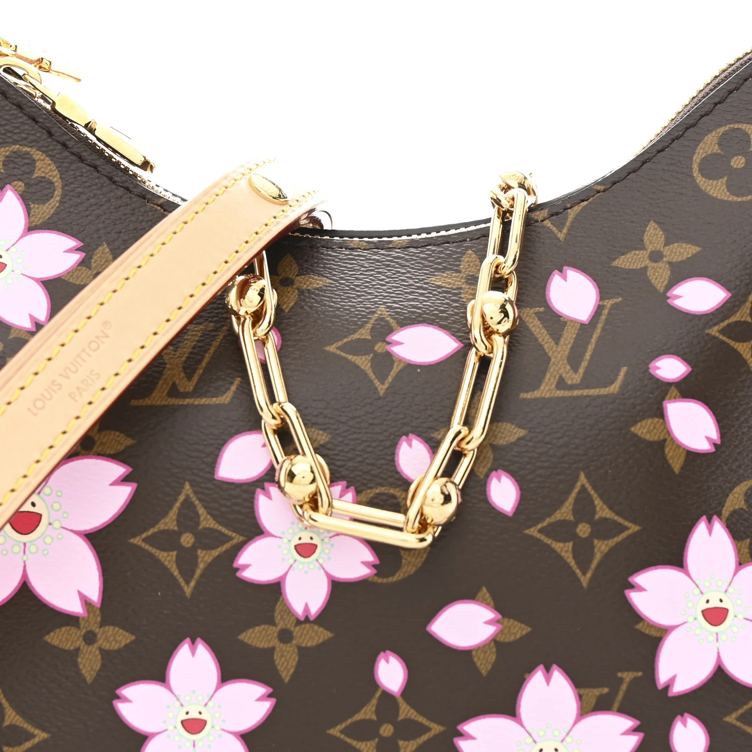 LV X TM Monogram Cherry Blossom Boulogne Sakura Brown - Image 7