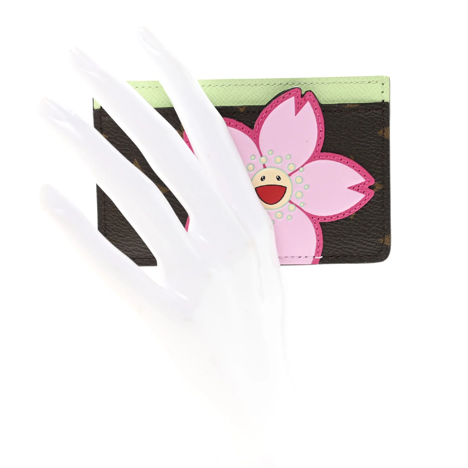 LV X TM Monogram Cherry Blossom Card Holder Sakura Brown - Image 2
