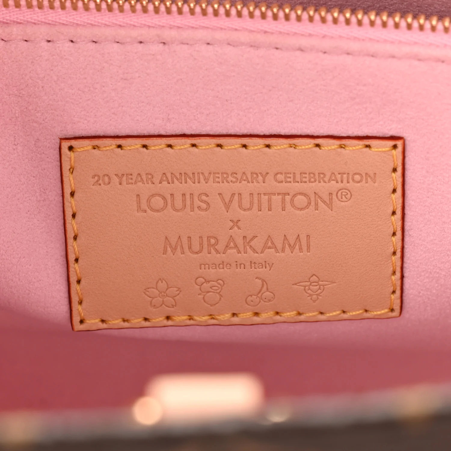 LV X TM Monogram Cherry Blossom Onthego PM Sakura Brown - Image 6