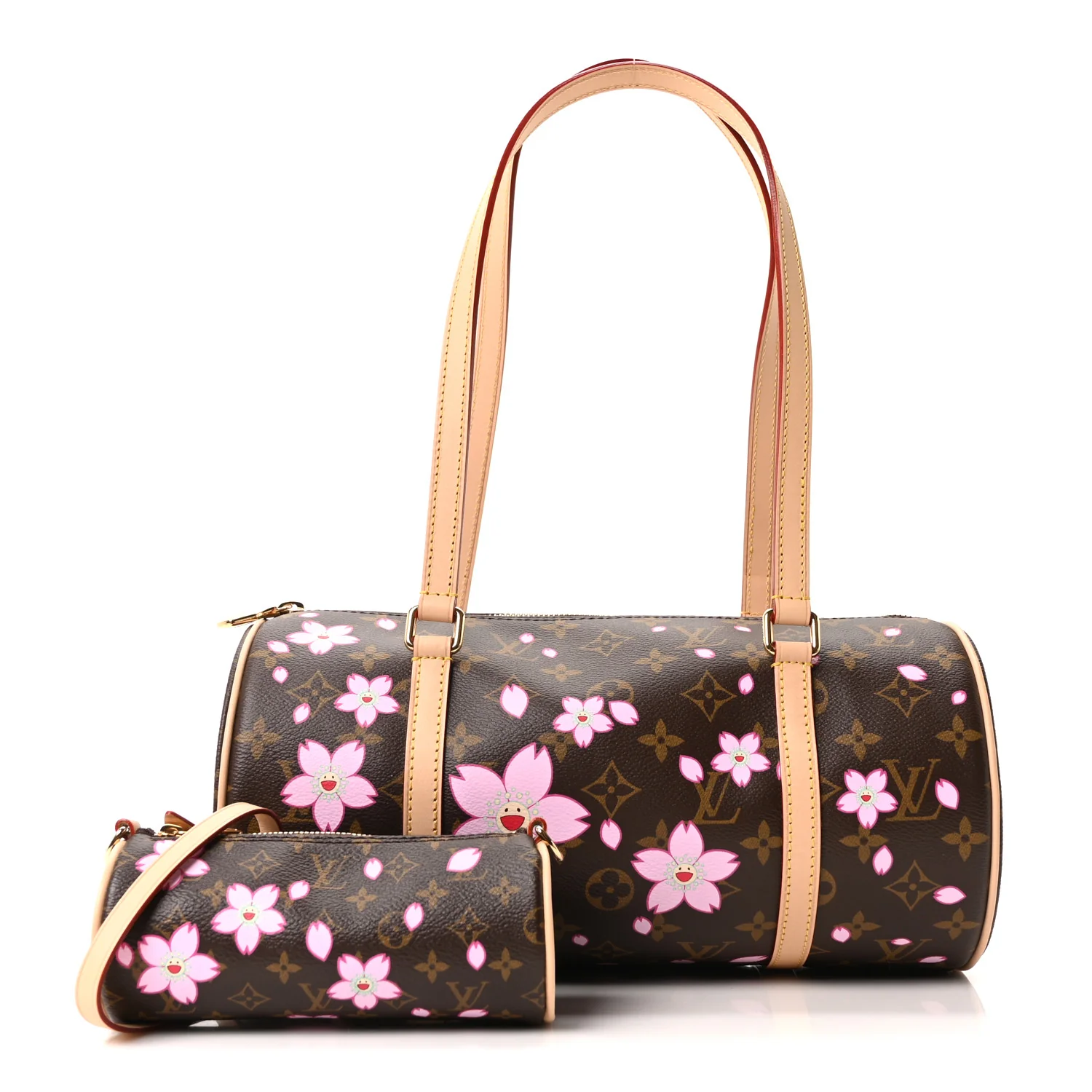 LV X TM Monogram Cherry Blossom Papillon Sakura Brown - Image 3