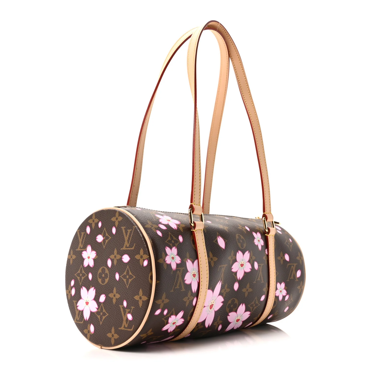 LV X TM Monogram Cherry Blossom Papillon Sakura Brown - Image 4