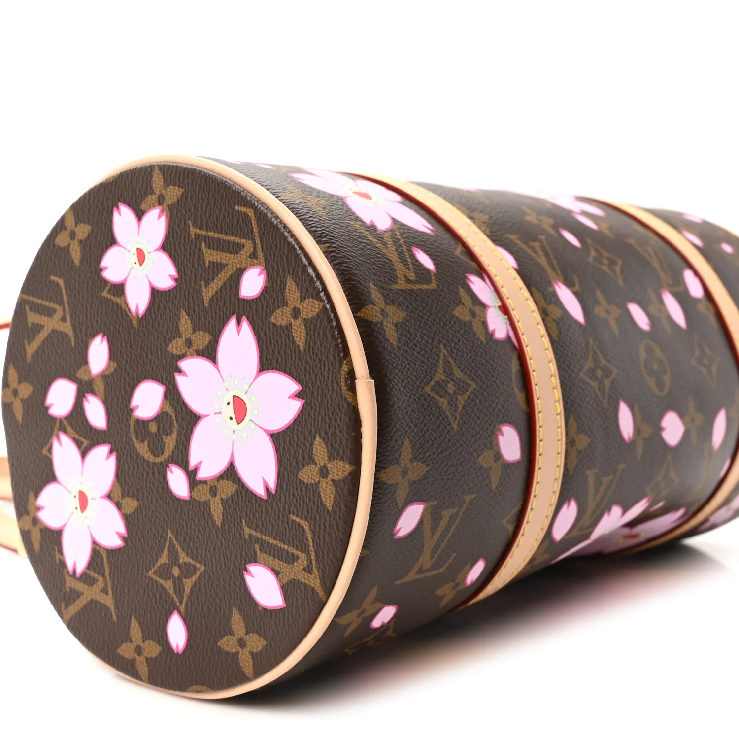 LV X TM Monogram Cherry Blossom Papillon Sakura Brown - Image 9