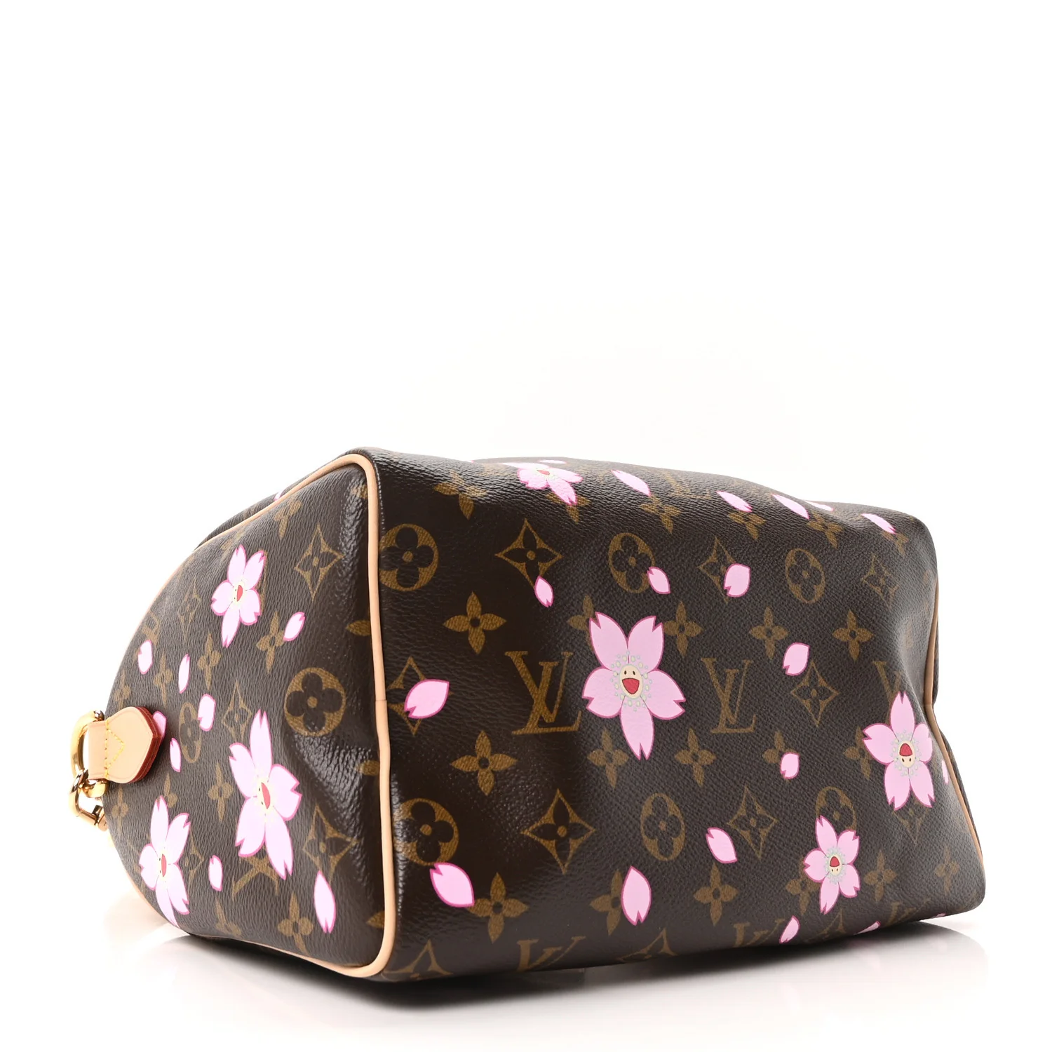 LV X TM Monogram Cherry Blossom Speedy Bandouliere 25 Sakura Brown - Image 4