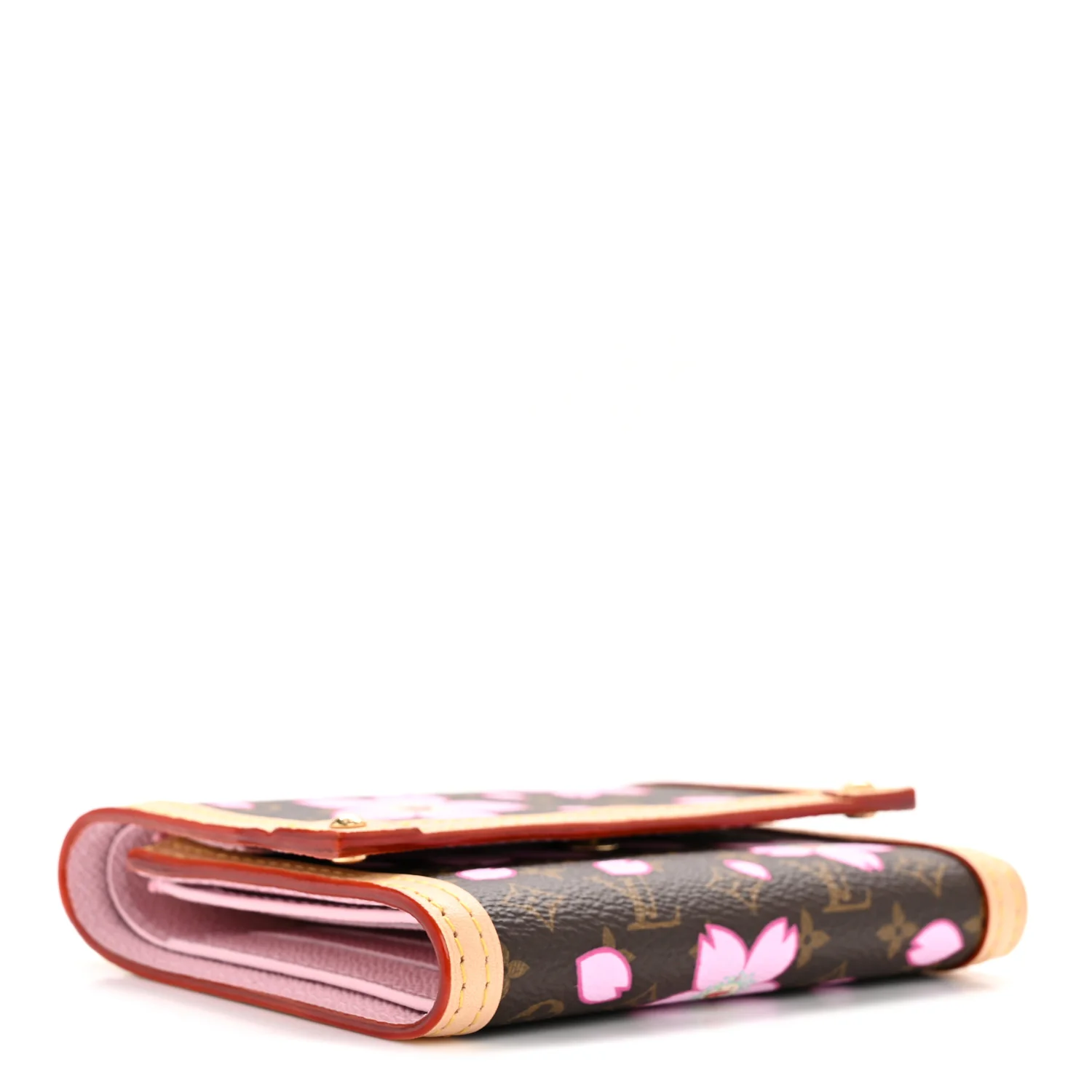 LV X TM Monogram Cherry Blossom Victorine Wallet Sakura Brown - Image 7