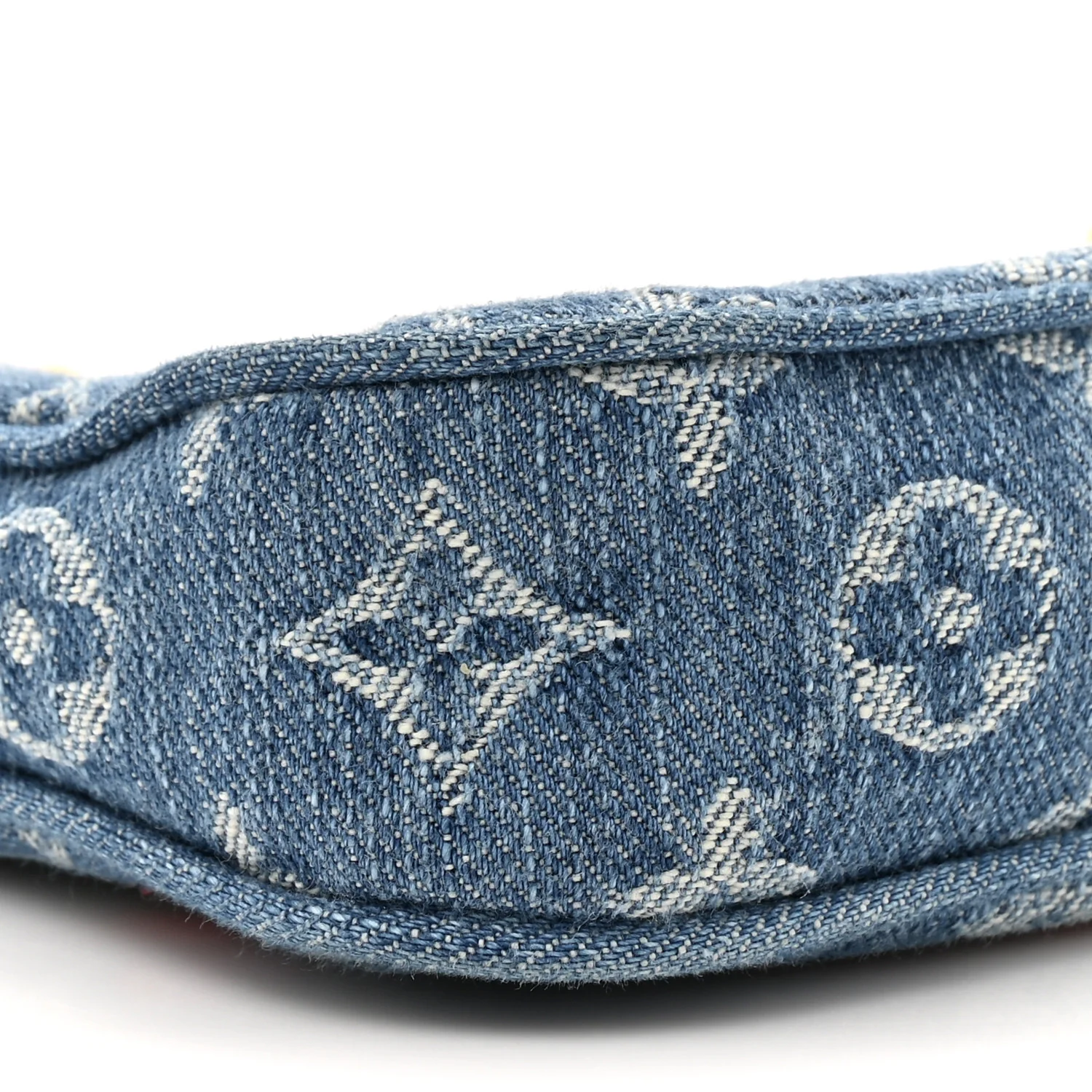 LV X TM Monogram Denim Cerises Pochette Accessories Blue - Image 9