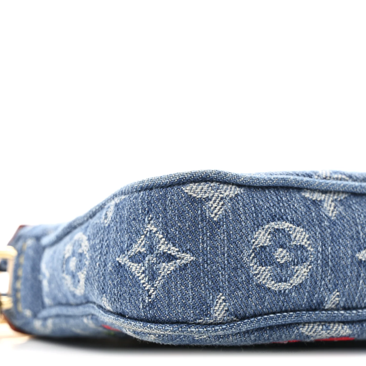 LV X TM Monogram Denim Cerises Pochette Accessories Blue - Image 9