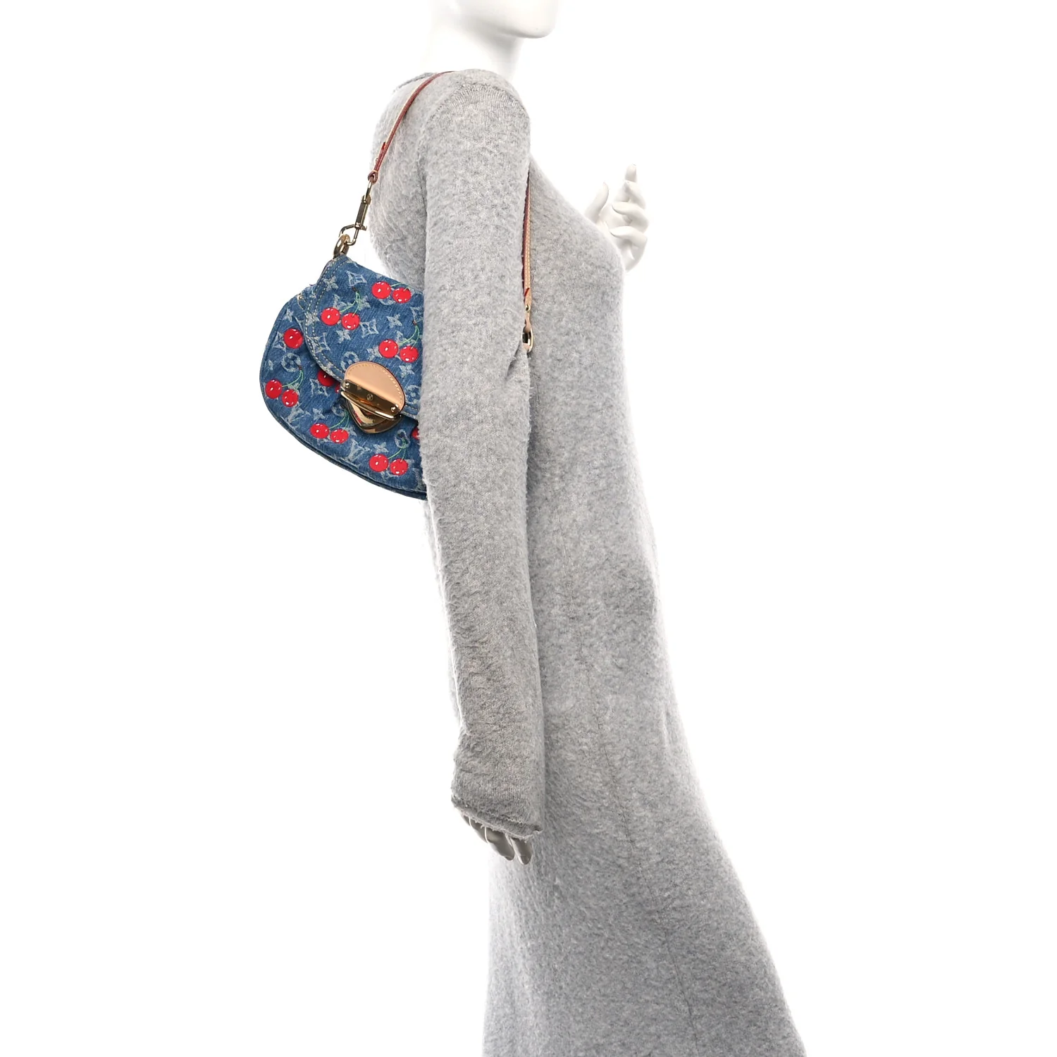 LV X TM Monogram Denim Cerises Sunset - Image 2