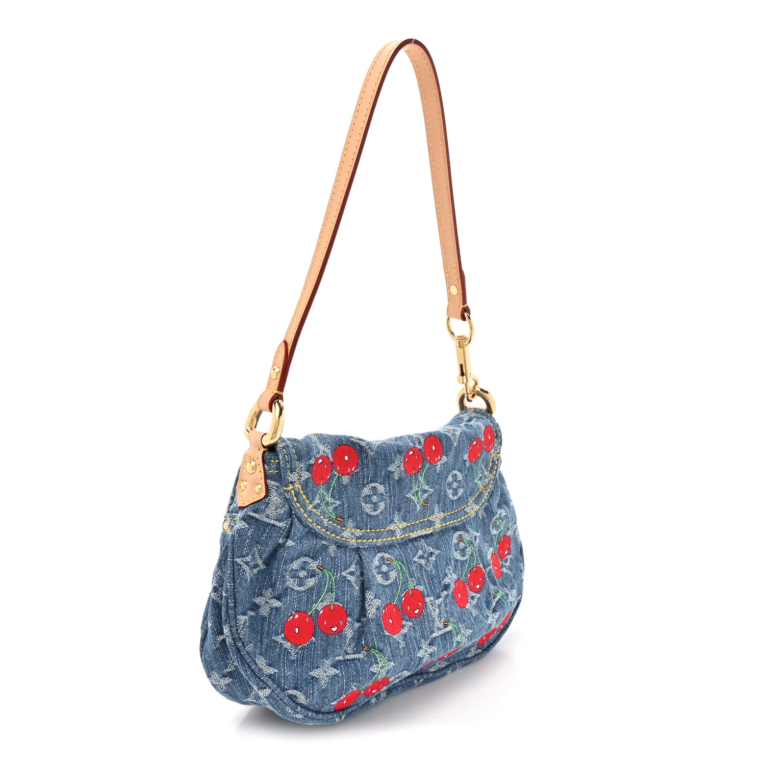 LV X TM Monogram Denim Cerises Sunset - Image 3