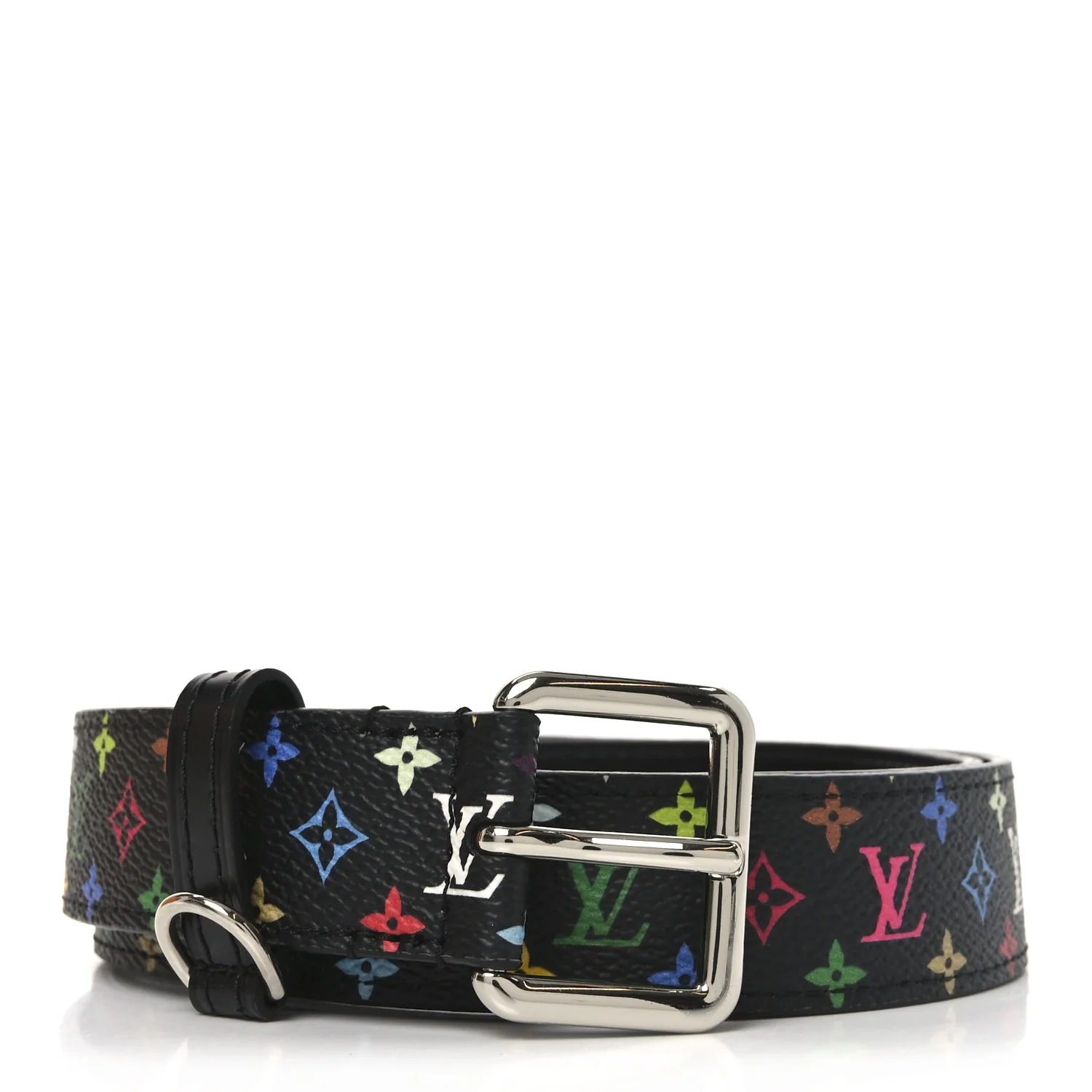 LV X TM Monogram Multicolor 30mm Belt 85 34 Black