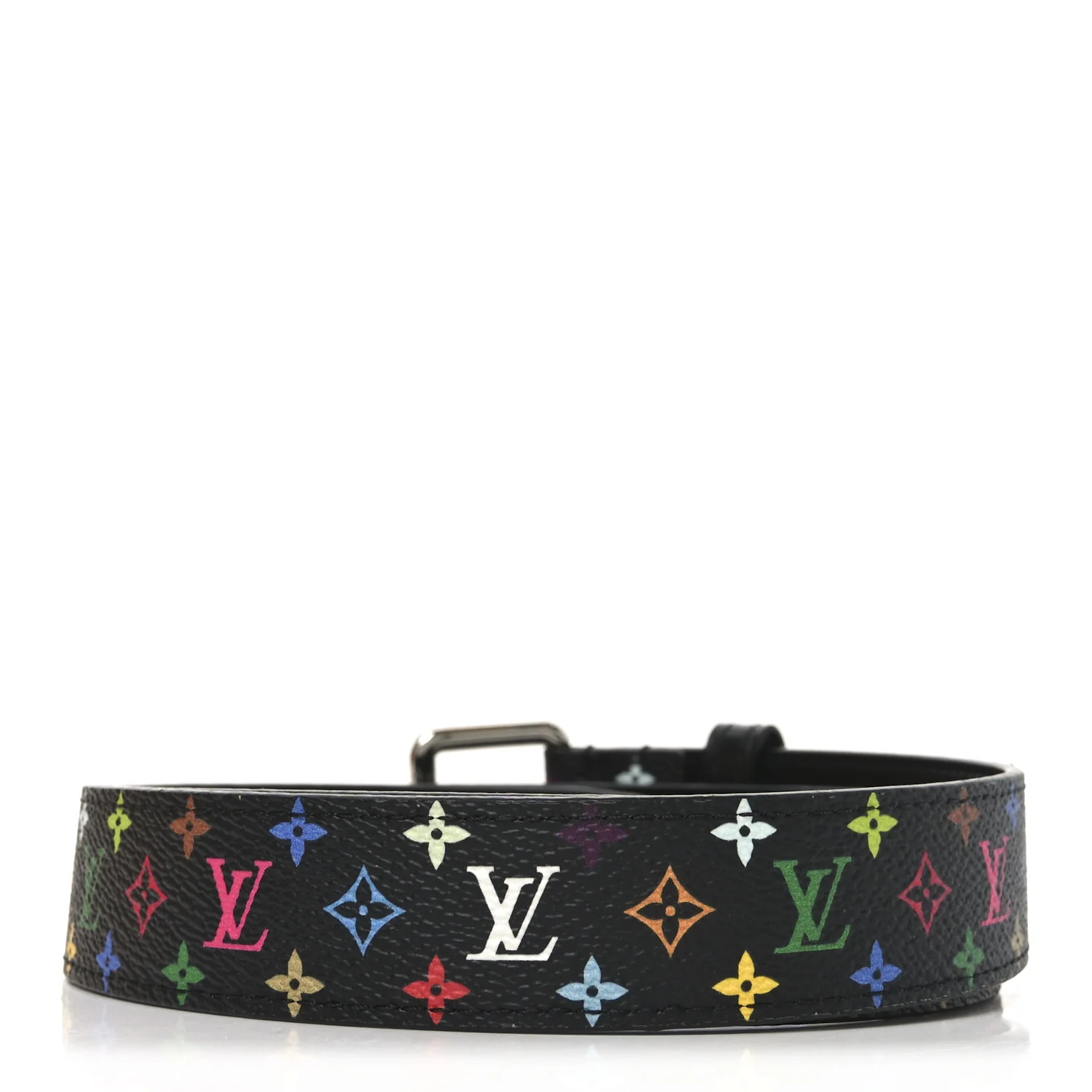 LV X TM Monogram Multicolor 30mm Belt 85 34 Black - Image 2