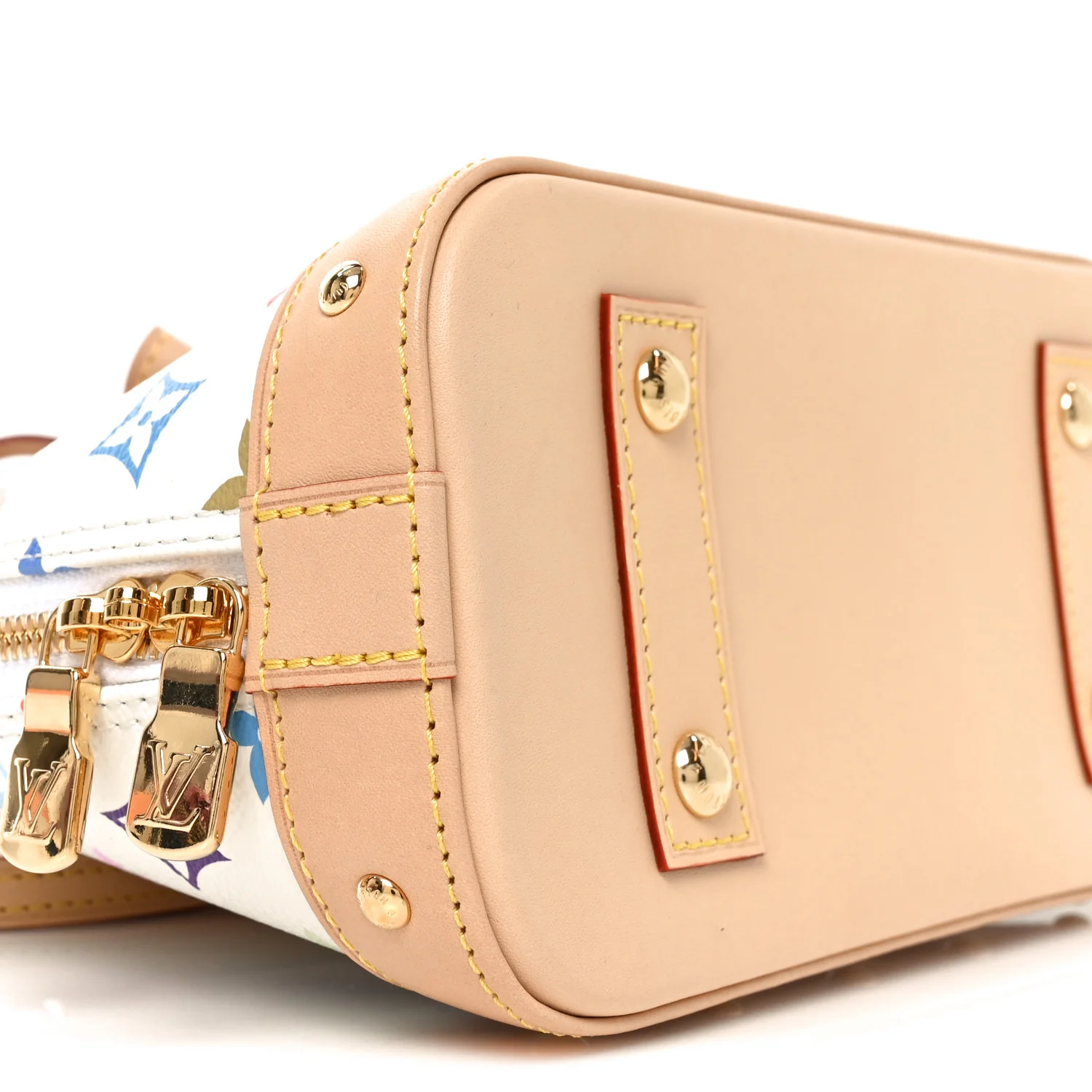 LV x TM Monogram Multicolor Alma BB White - Image 8