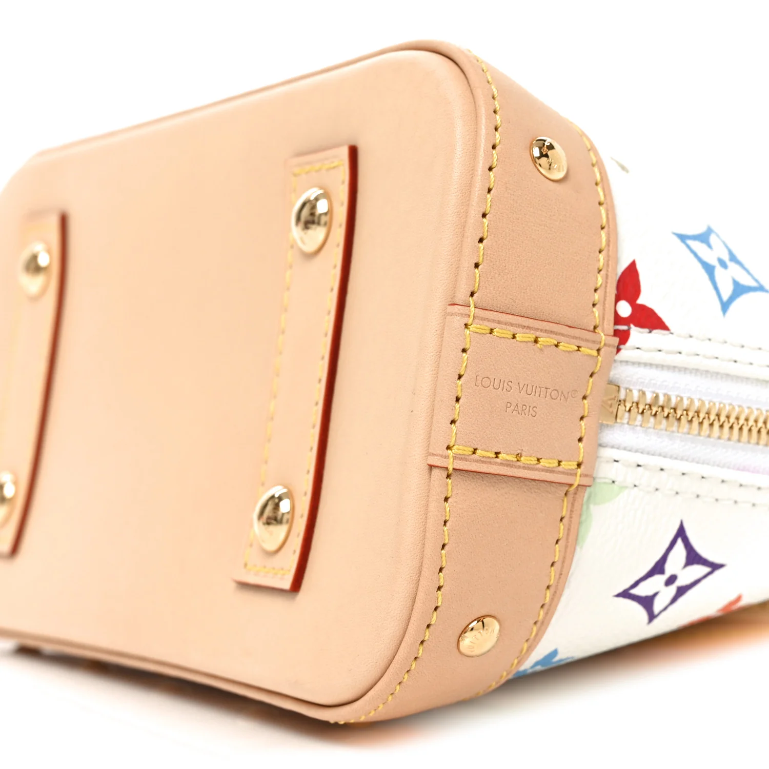 LV x TM Monogram Multicolor Alma BB White - Image 9