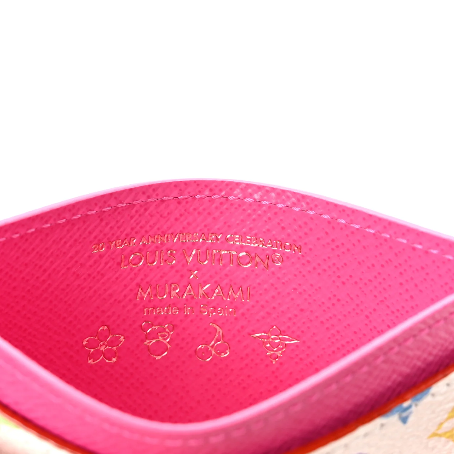 LV X TM Monogram Multicolor Card Holder Kawaii Pink - Image 6