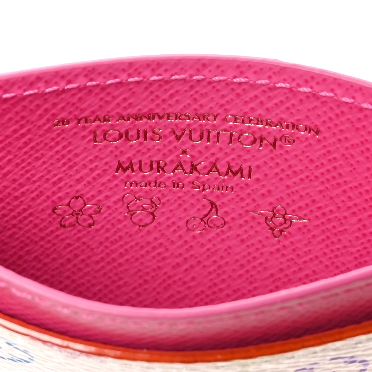 LV X TM Monogram Multicolor Card Holder Kawaii Pink - Image 6
