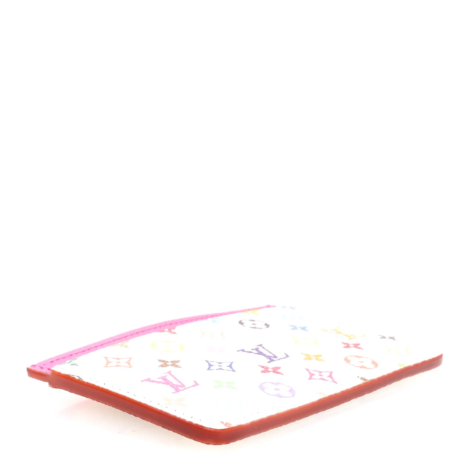 LV X TM Monogram Multicolor Card Holder Kawaii Pink - Image 4